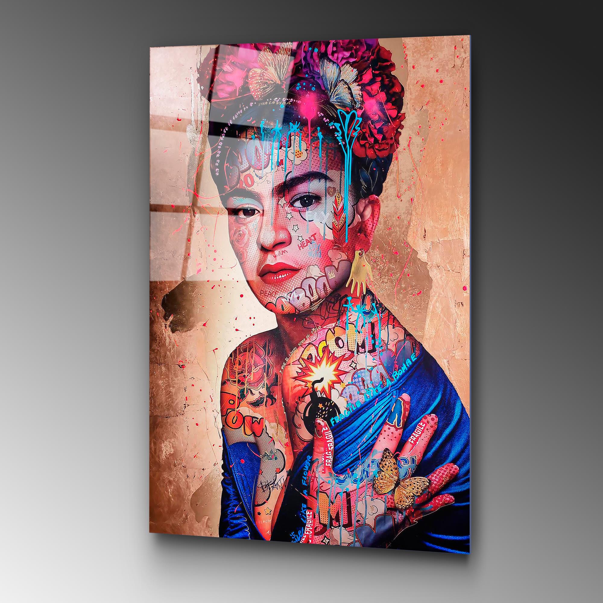 UV-723 Baskılı Cam Dikdörtgen Duvar Tablosu | ByLamp