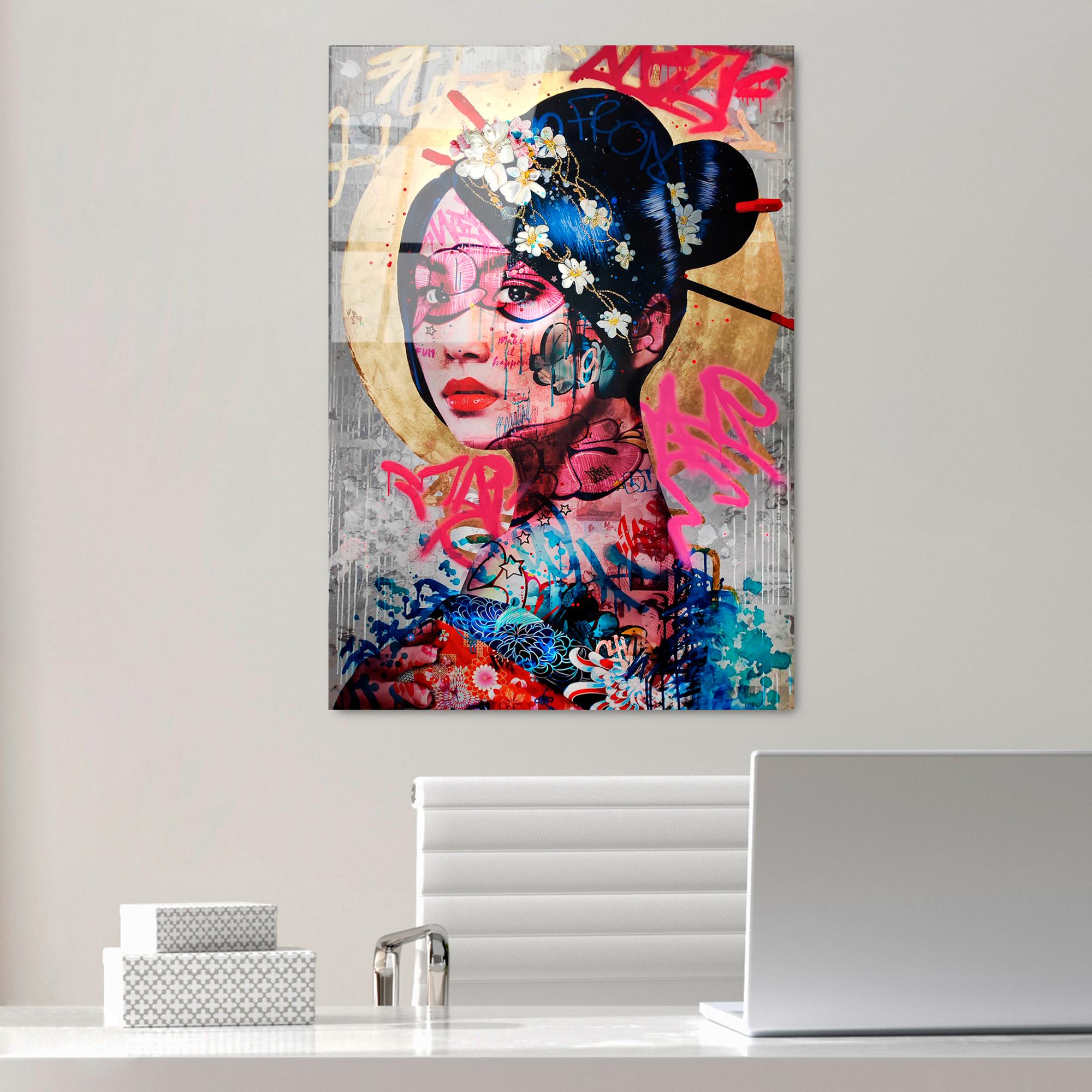 UV-726 Baskılı Cam Dikdörtgen Duvar Tablosu | ByLamp