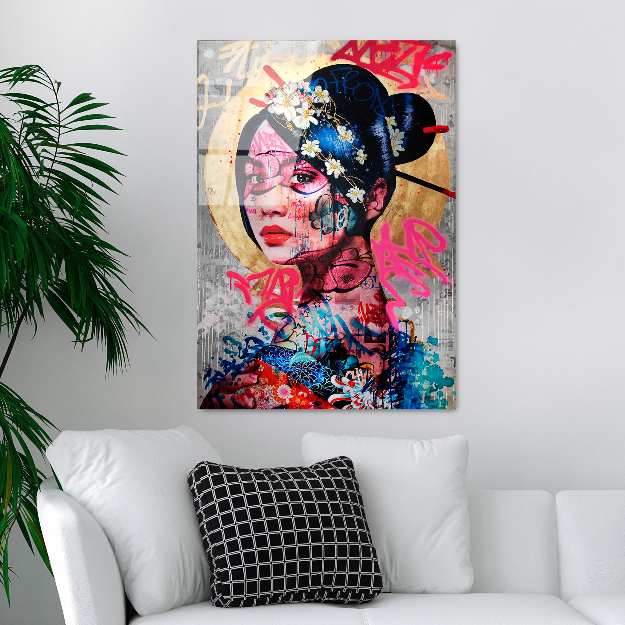 UV-726 Baskılı Cam Dikdörtgen Duvar Tablosu | ByLamp