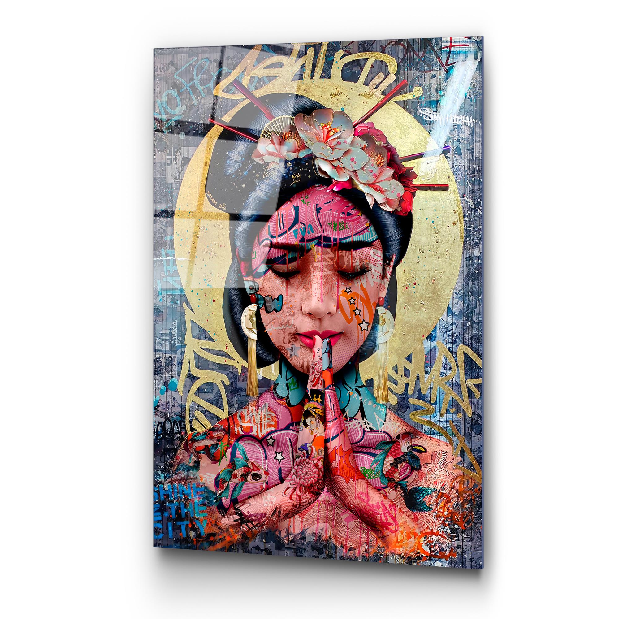 UV-728 Baskılı Cam Dikdörtgen Duvar Tablosu | ByLamp