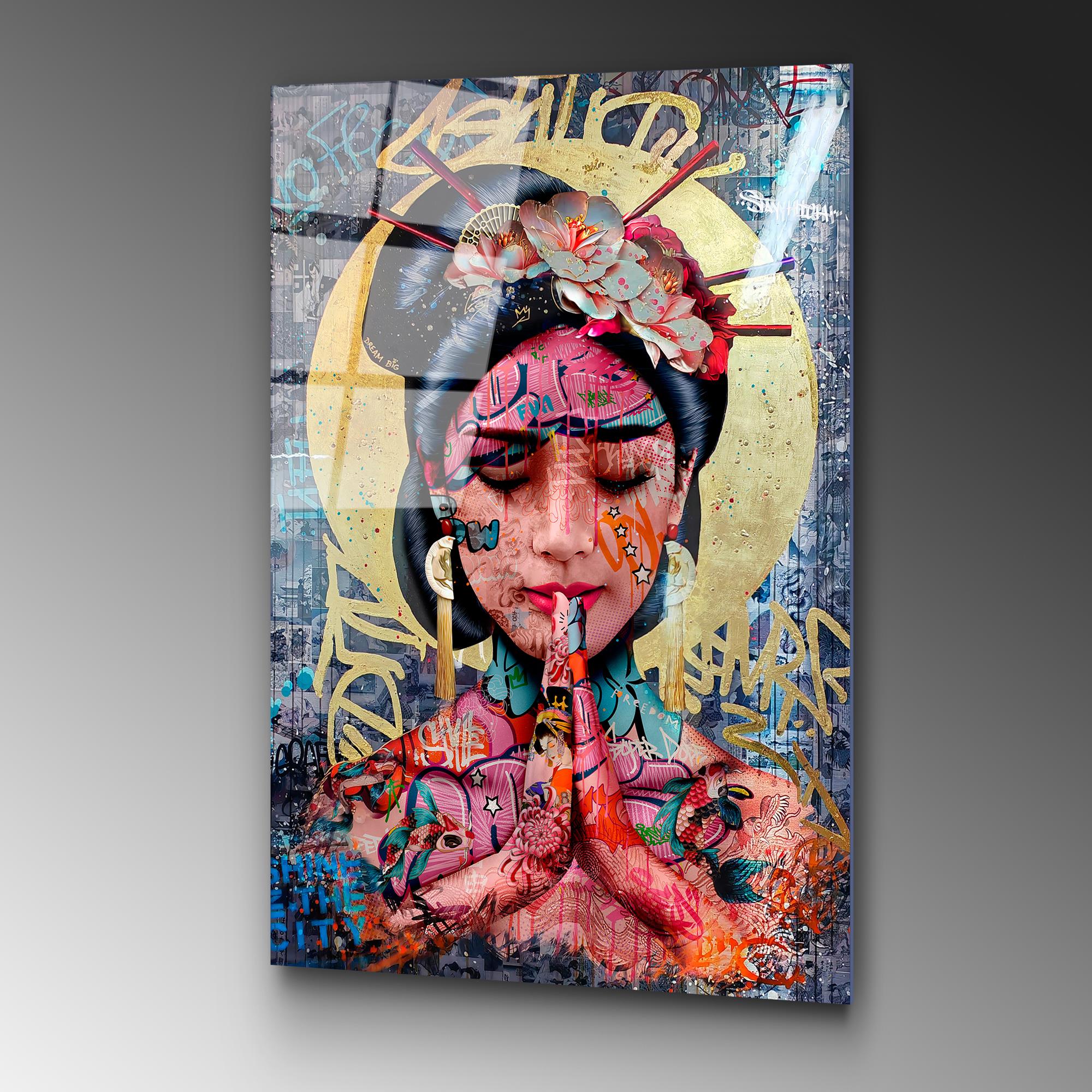 UV-728 Baskılı Cam Dikdörtgen Duvar Tablosu | ByLamp