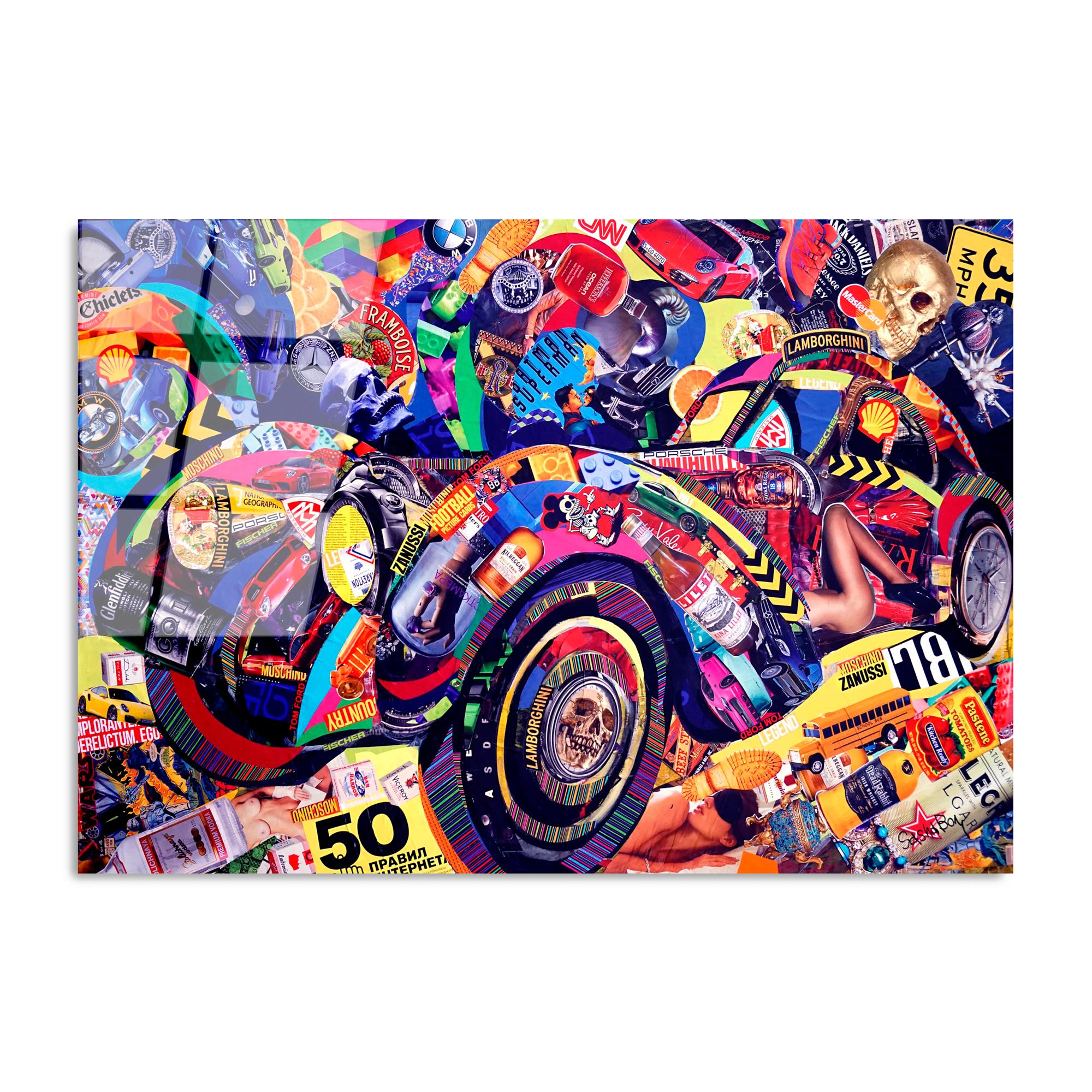 UV-729 Baskılı Cam Dikdörtgen Duvar Tablosu | ByLamp