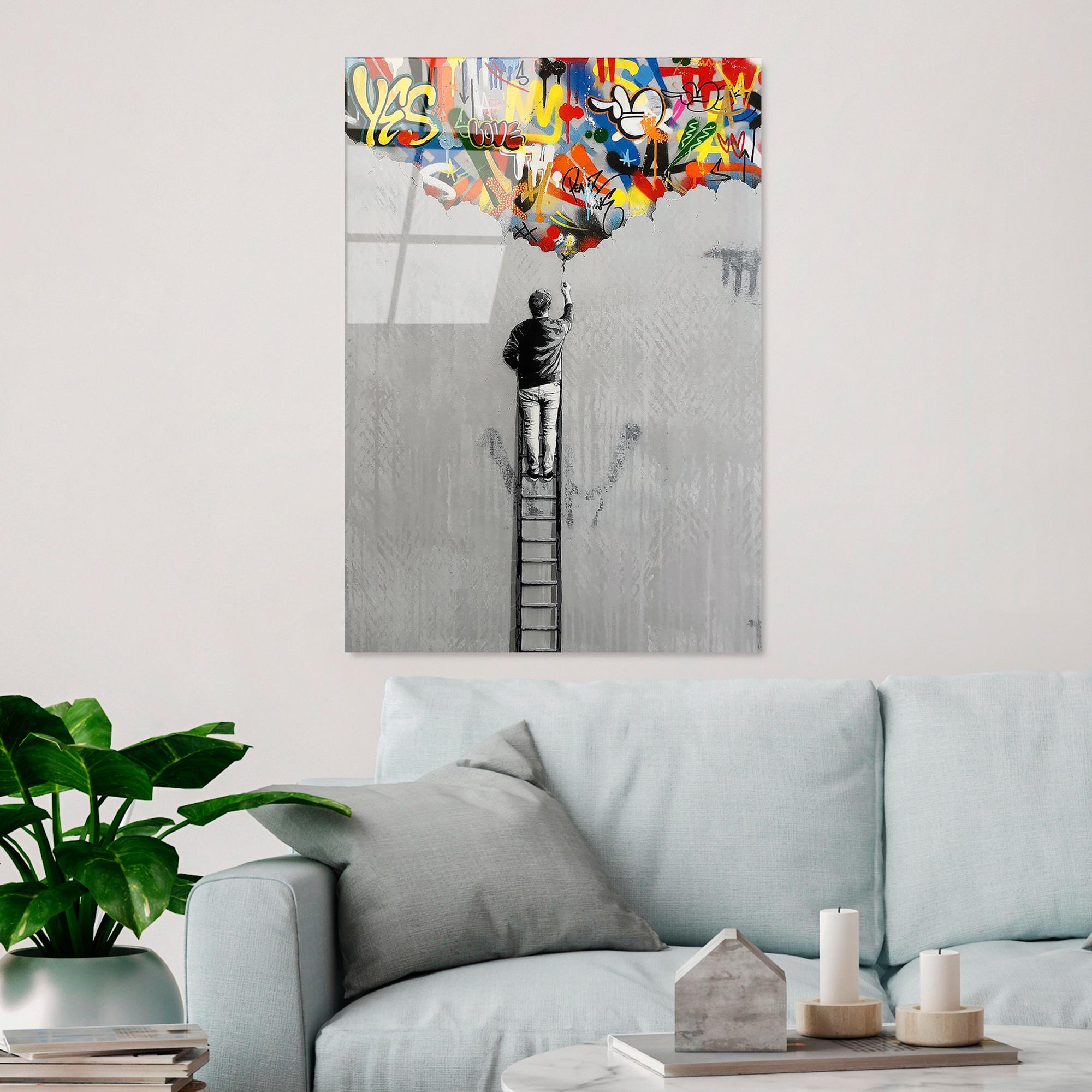 UV-730 Baskılı Cam Dikdörtgen Duvar Tablosu | ByLamp