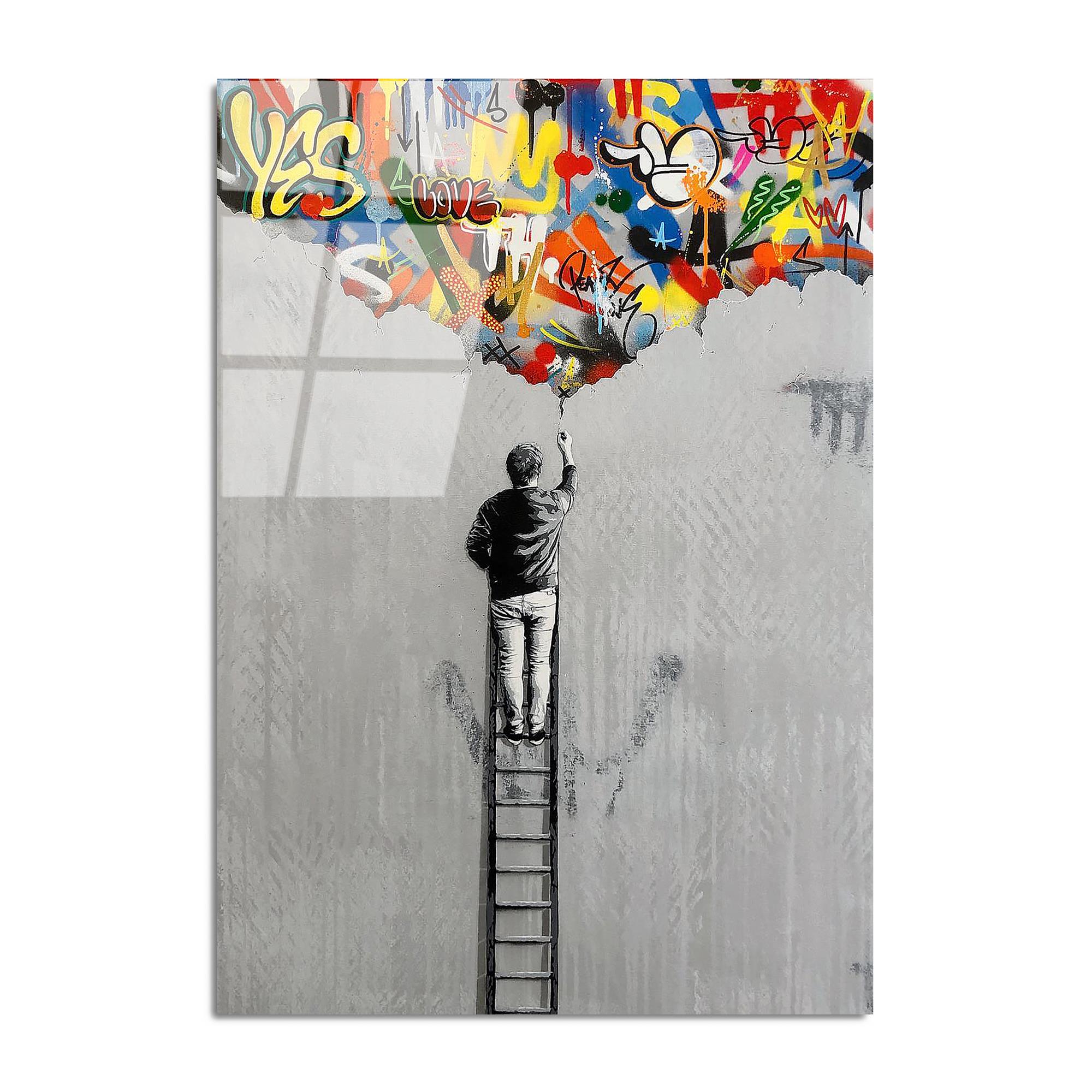 UV-730 Baskılı Cam Dikdörtgen Duvar Tablosu | ByLamp