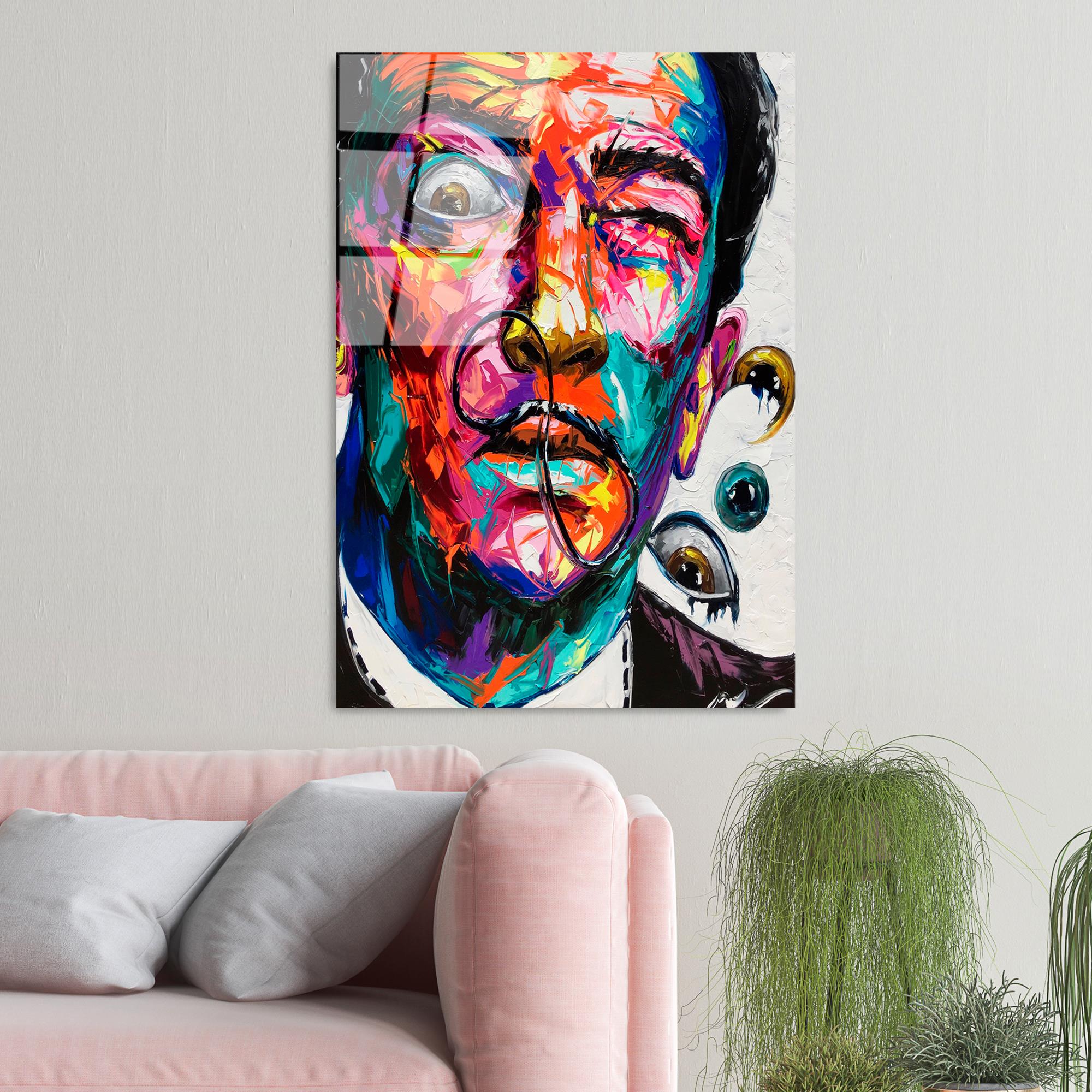 UV-731 Baskılı Cam Dikdörtgen Duvar Tablosu | ByLamp