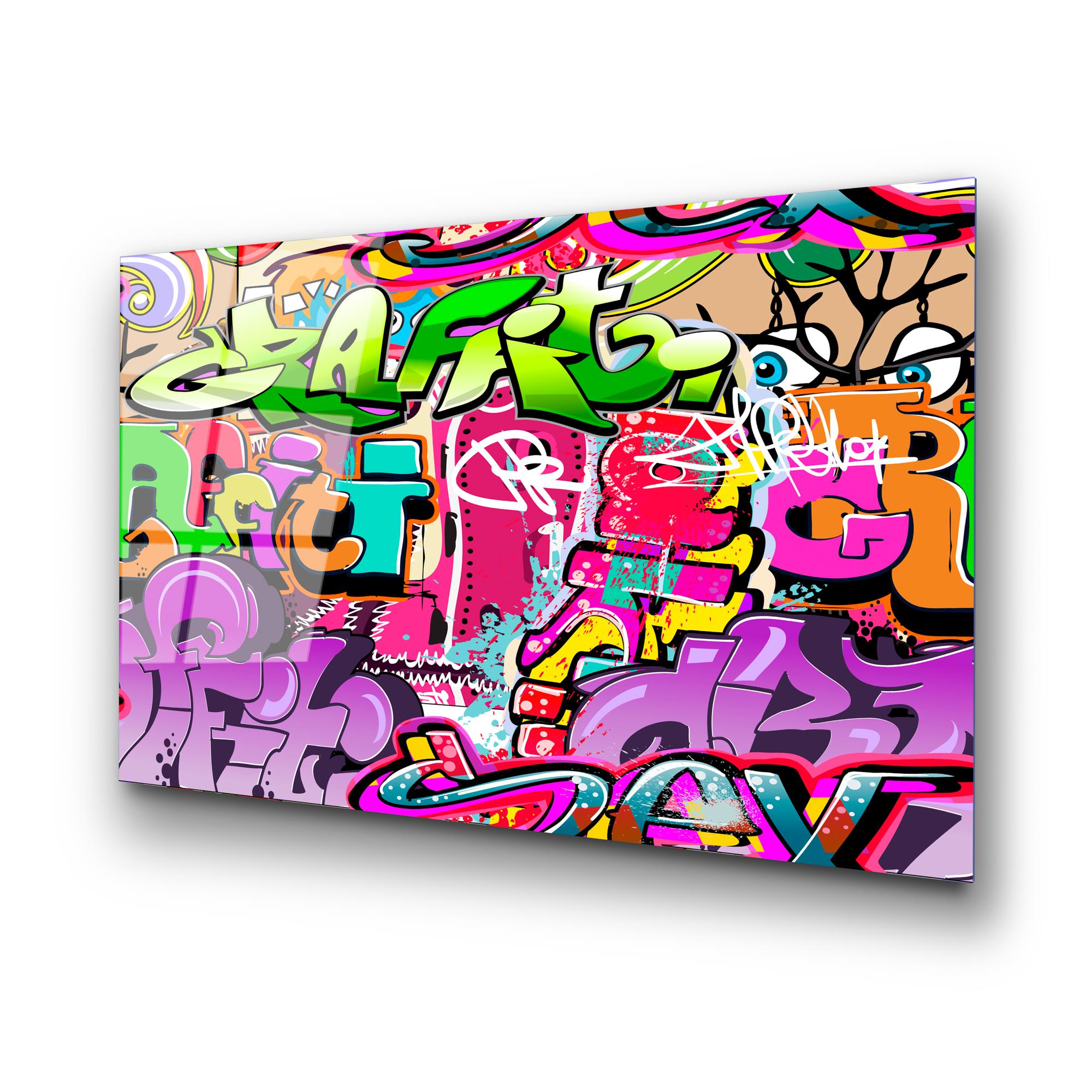 UV-732 Baskılı Cam Dikdörtgen Duvar Tablosu | ByLamp