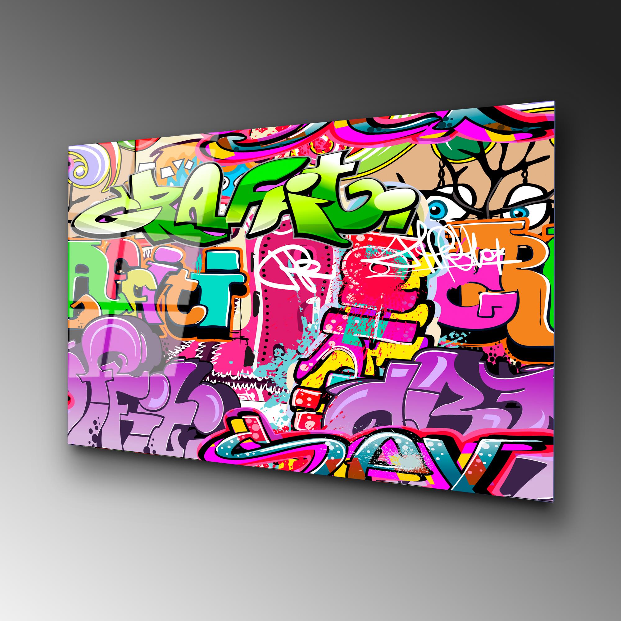 UV-732 Baskılı Cam Dikdörtgen Duvar Tablosu | ByLamp