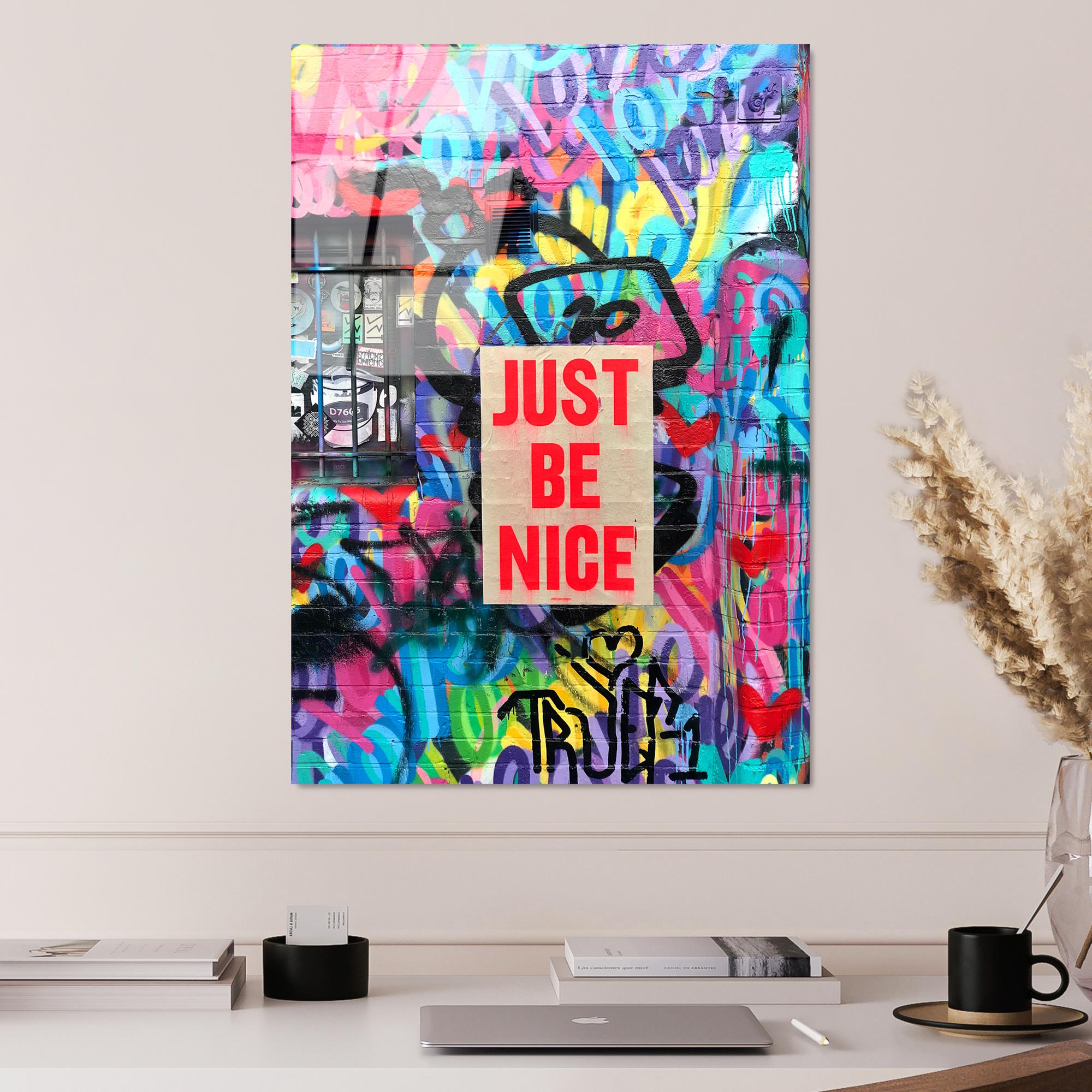 UV-733 Baskılı Cam Dikdörtgen Duvar Tablosu | ByLamp