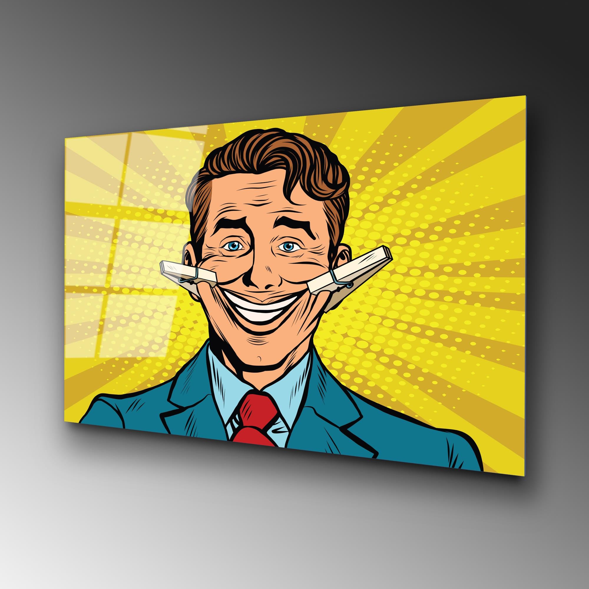 UV-737 Baskılı Cam Dikdörtgen Duvar Tablosu | ByLamp