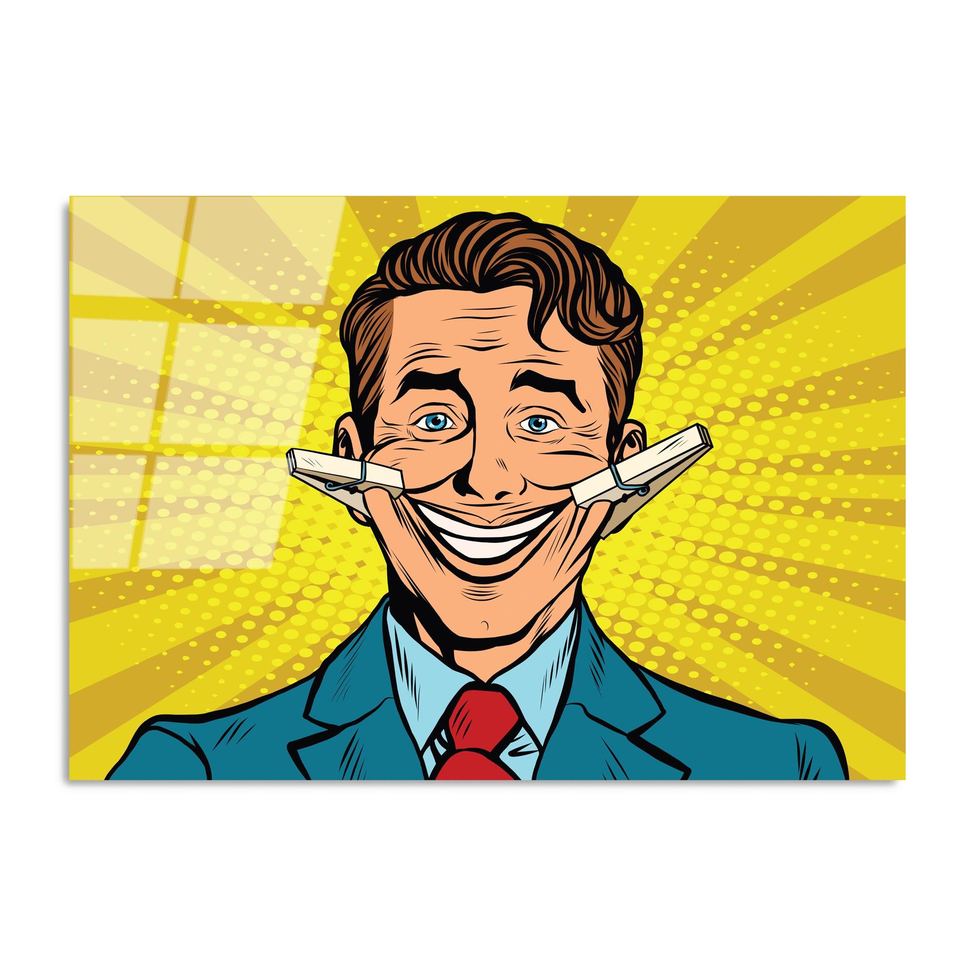 UV-737 Baskılı Cam Dikdörtgen Duvar Tablosu | ByLamp