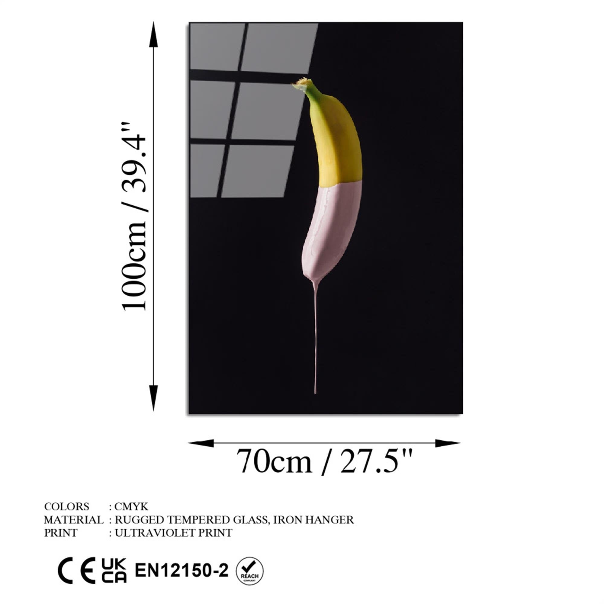 UV-739 Baskılı Cam Dikdörtgen Duvar Tablosu | ByLamp