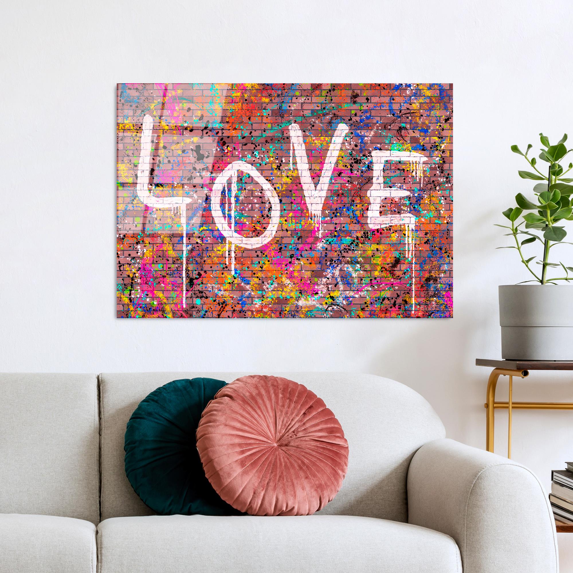 UV-740 Baskılı Cam Dikdörtgen Duvar Tablosu | ByLamp