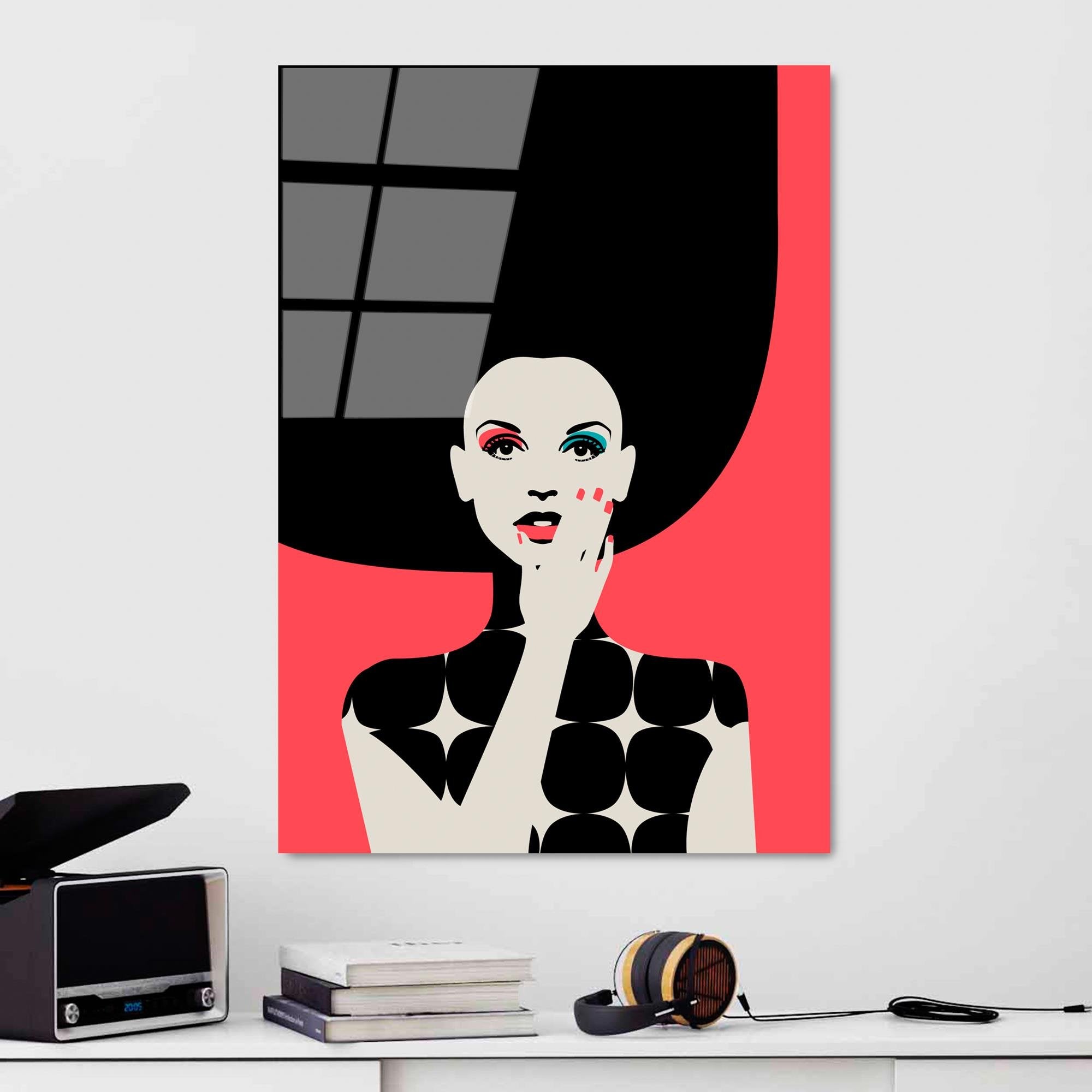 UV-742 Baskılı Cam Dikdörtgen Duvar Tablosu | ByLamp