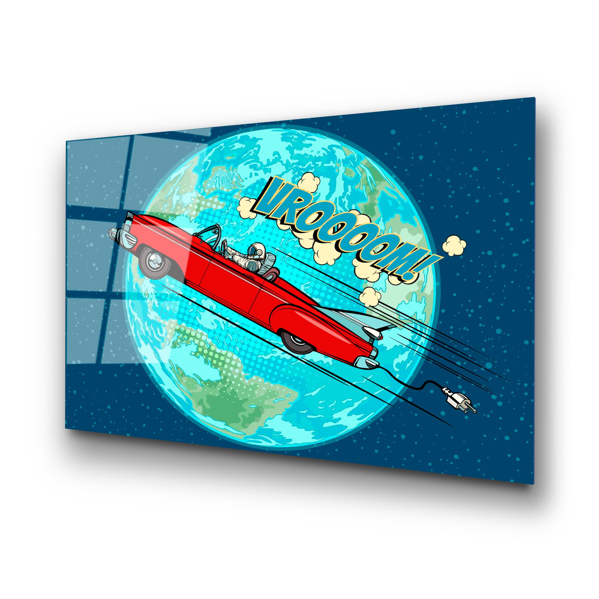 UV-743 Baskılı Cam Dikdörtgen Duvar Tablosu | ByLamp