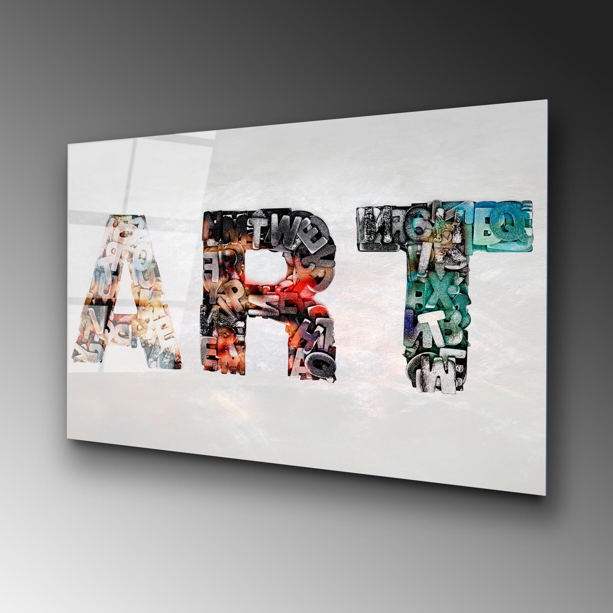 UV-744 Baskılı Cam Dikdörtgen Duvar Tablosu | ByLamp