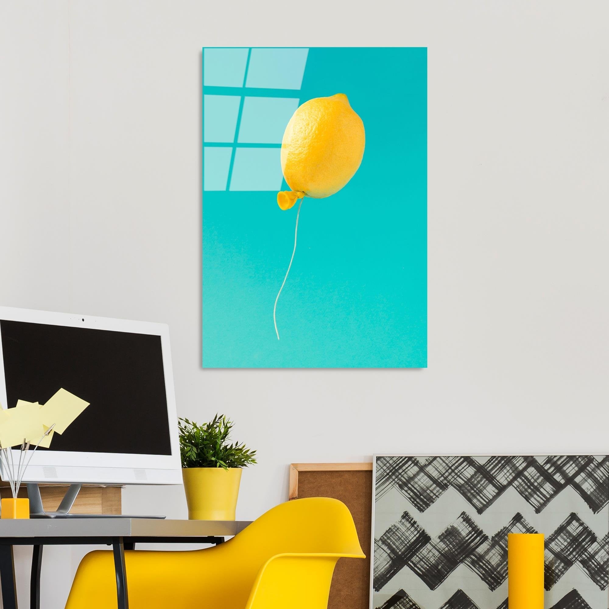 UV-745 Baskılı Cam Dikdörtgen Duvar Tablosu | ByLamp