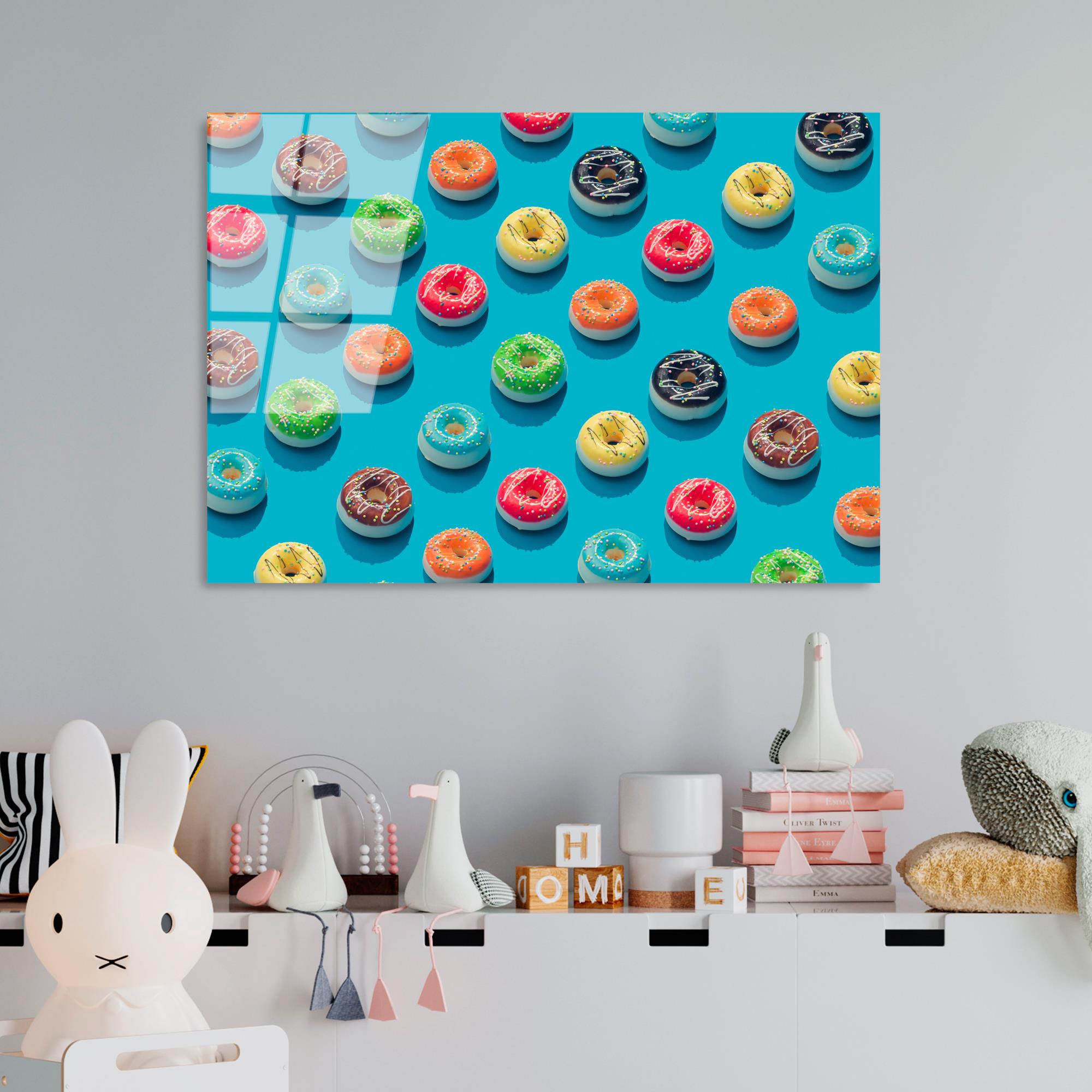 UV-747 Baskılı Cam Dikdörtgen Duvar Tablosu | ByLamp