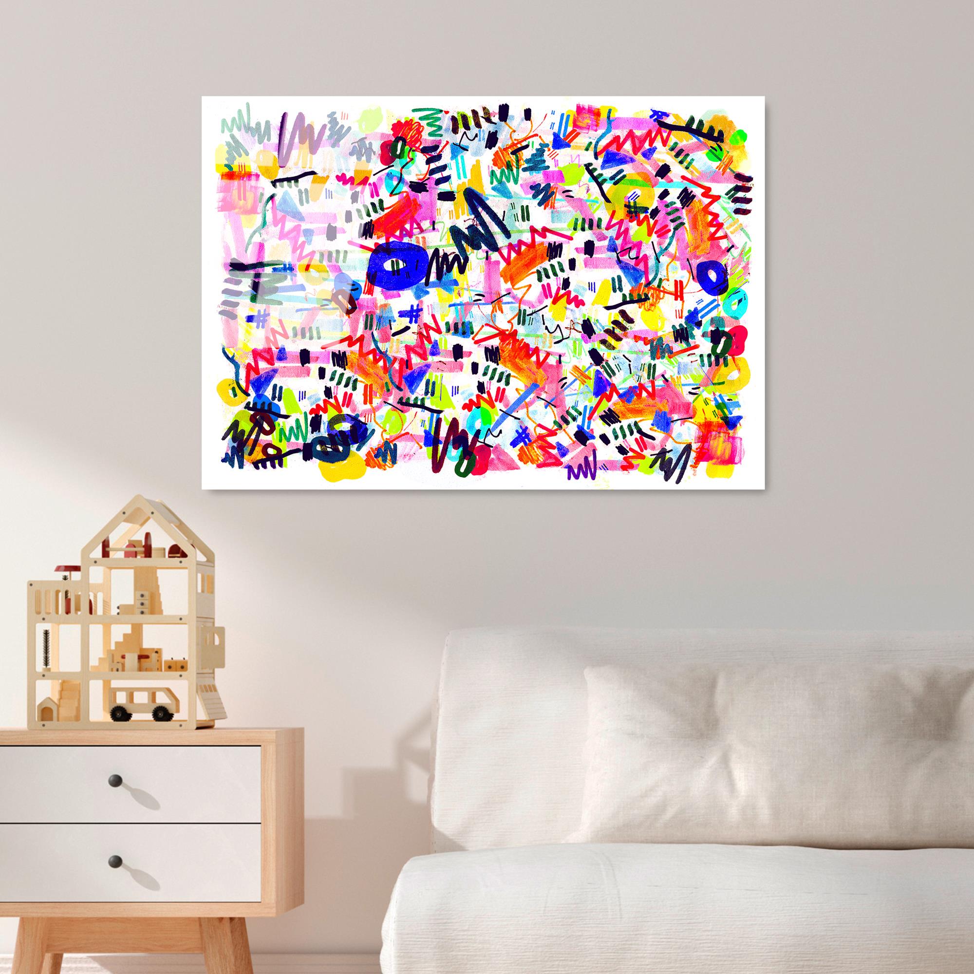 UV-748 Baskılı Cam Dikdörtgen Duvar Tablosu | ByLamp