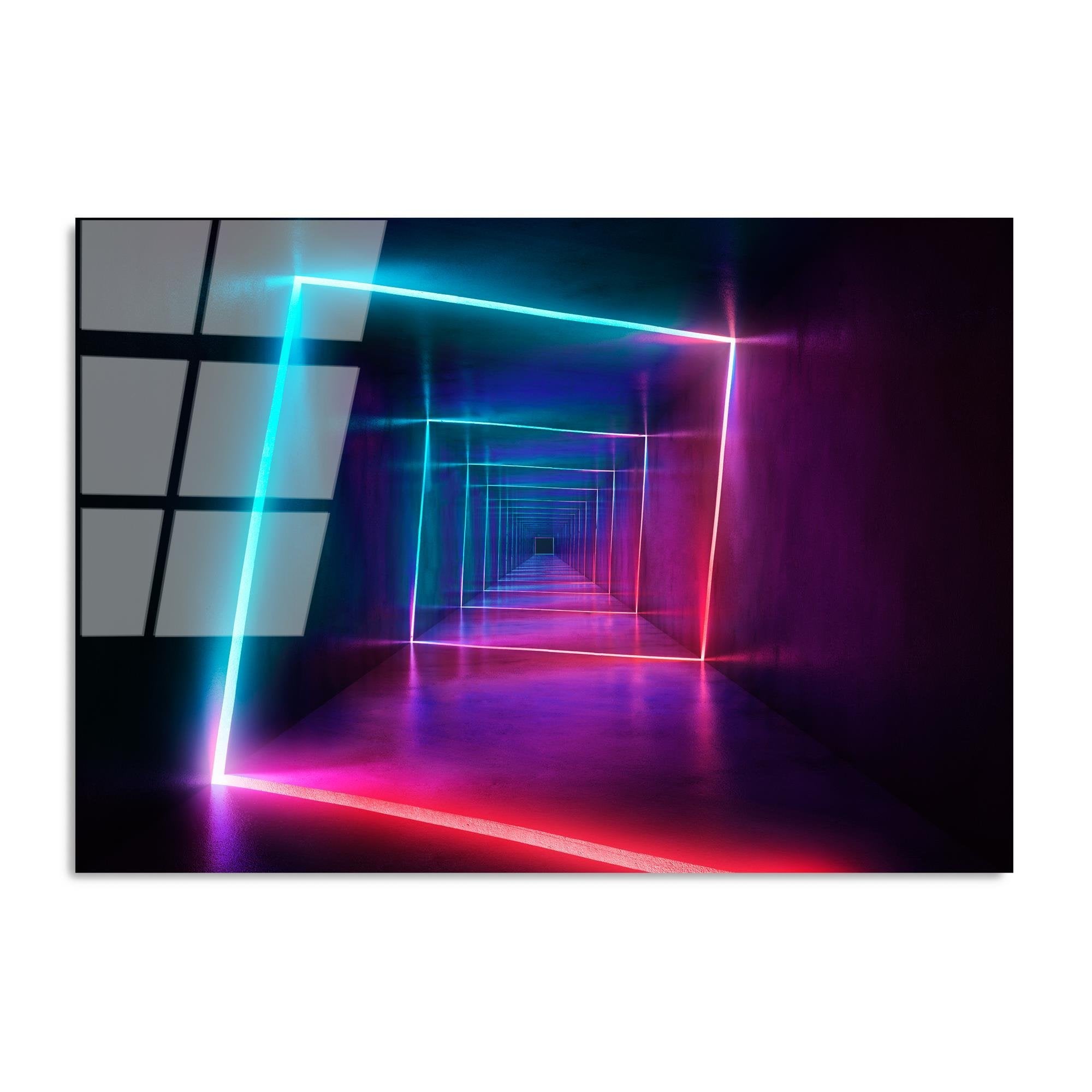 UV-749 Baskılı Cam Dikdörtgen Duvar Tablosu | ByLamp