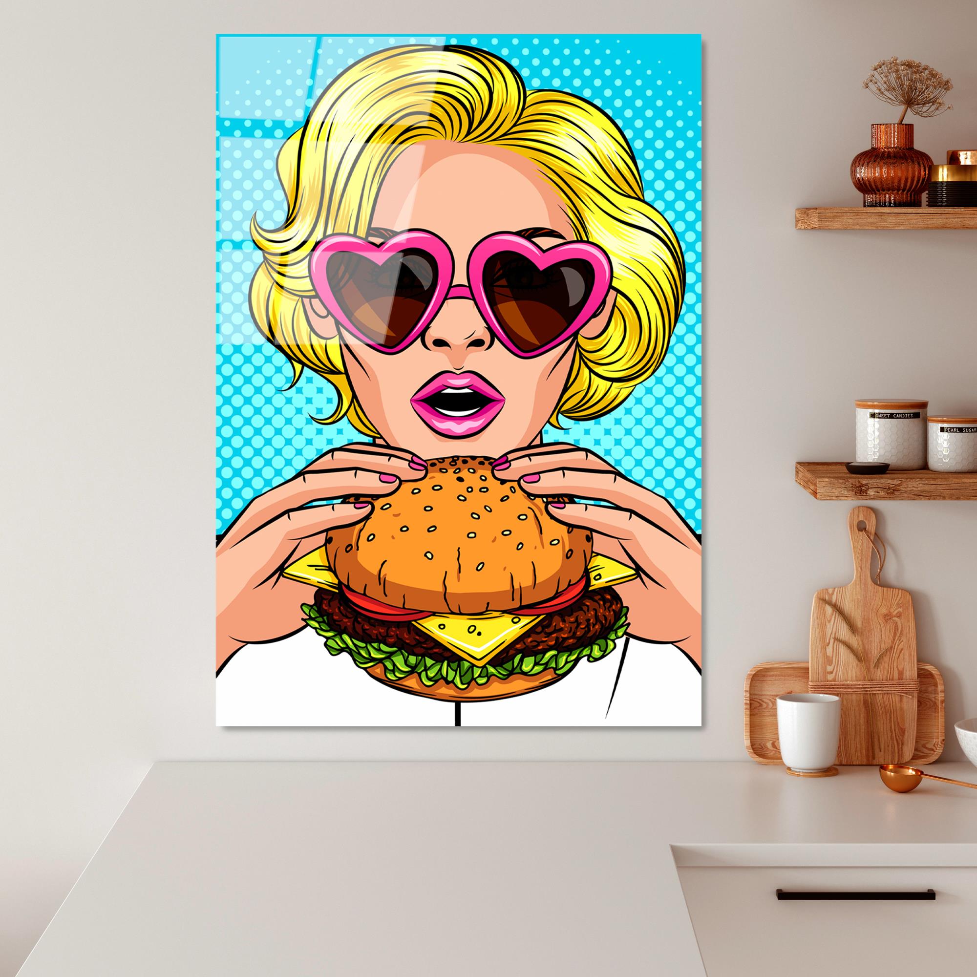 UV-750 Baskılı Cam Dikdörtgen Duvar Tablosu | ByLamp