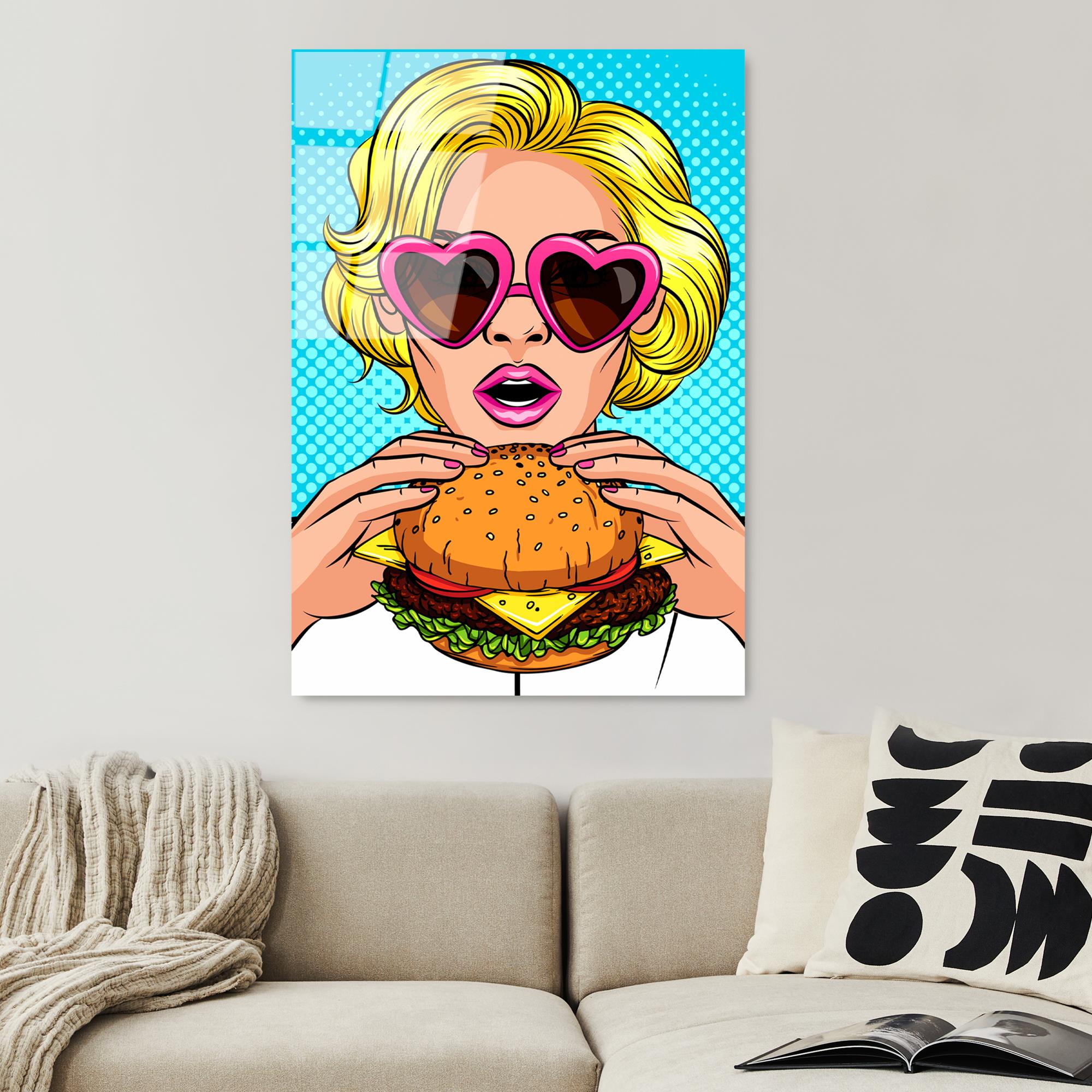 UV-750 Baskılı Cam Dikdörtgen Duvar Tablosu | ByLamp