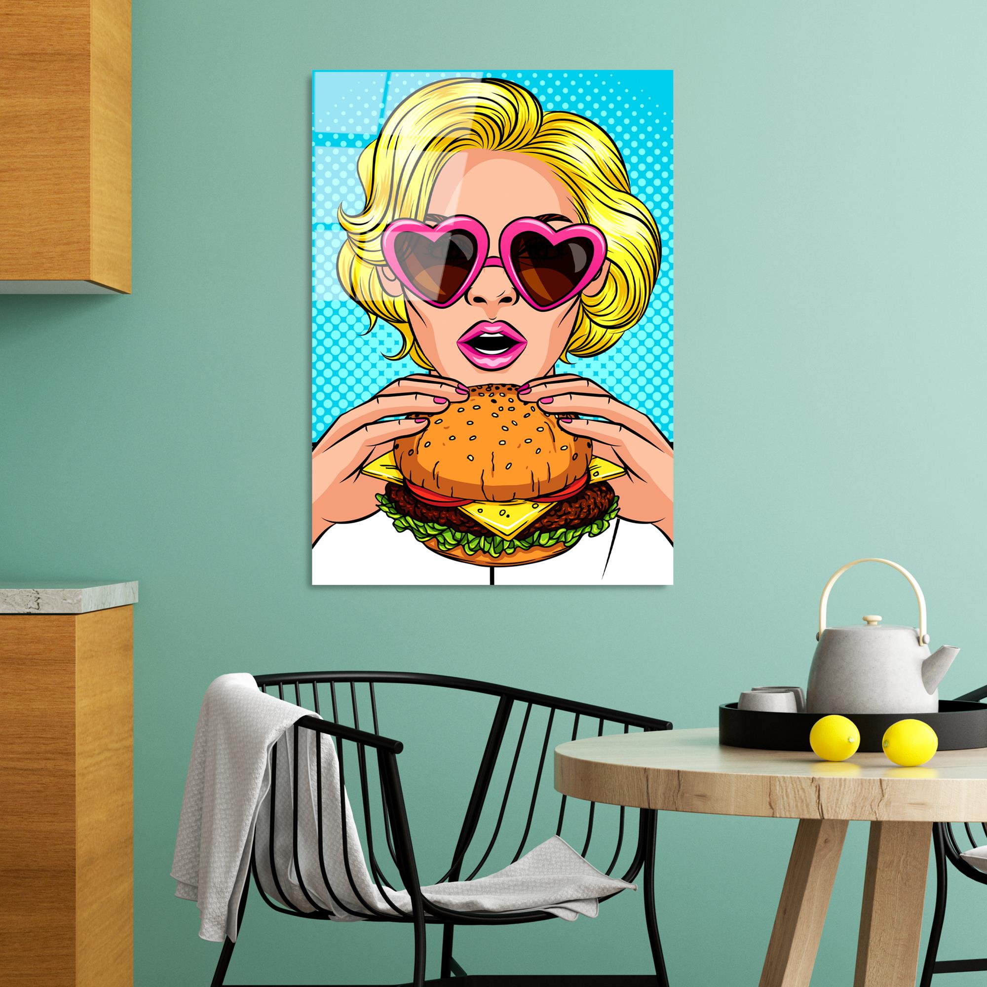 UV-750 Baskılı Cam Dikdörtgen Duvar Tablosu | ByLamp