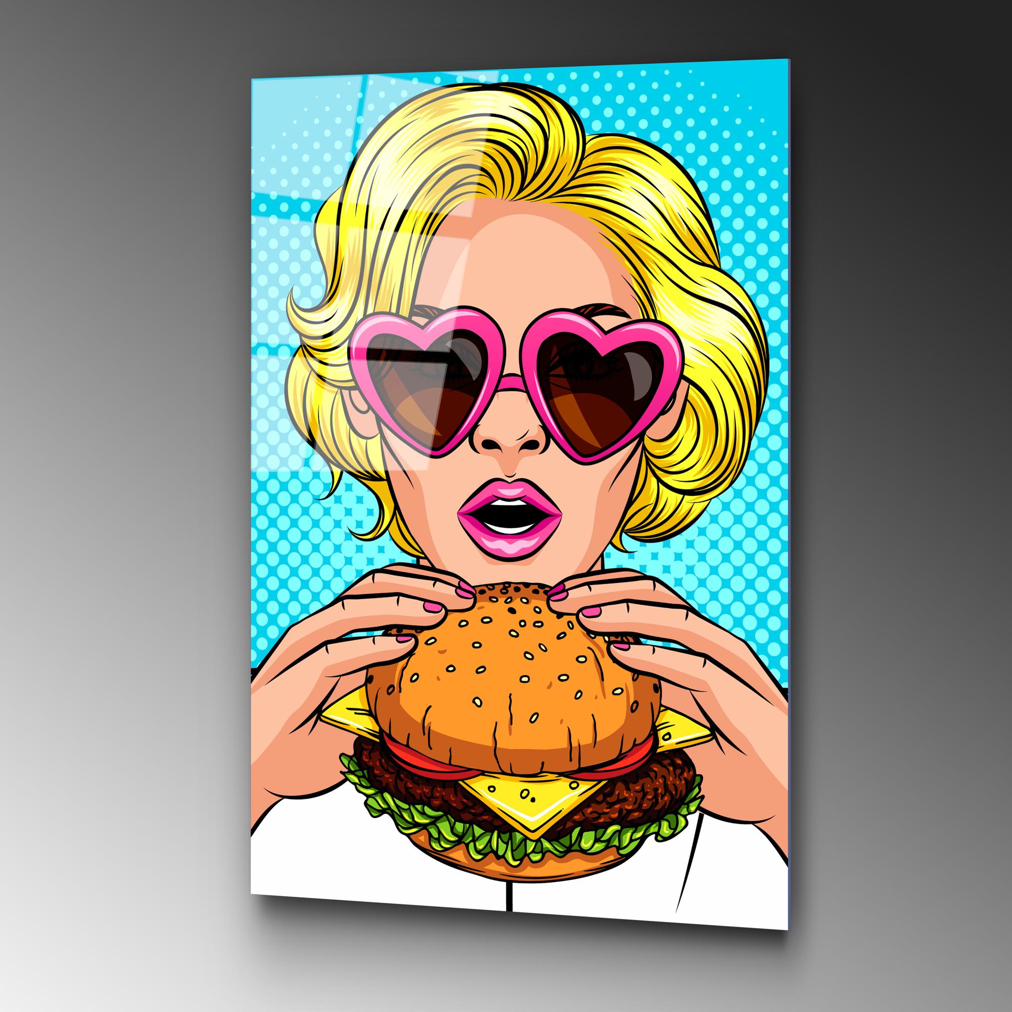 UV-750 Baskılı Cam Dikdörtgen Duvar Tablosu | ByLamp