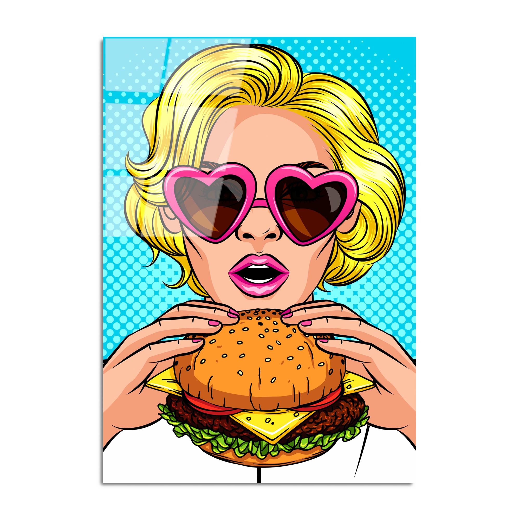 UV-750 Baskılı Cam Dikdörtgen Duvar Tablosu | ByLamp