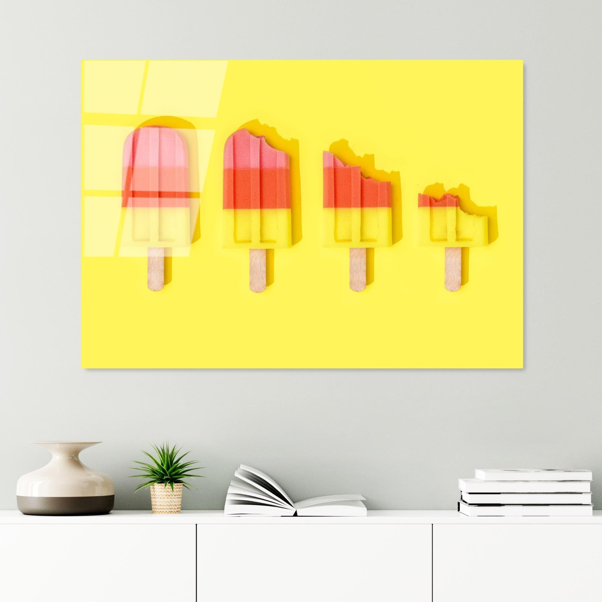 UV-752 Baskılı Cam Dikdörtgen Duvar Tablosu | ByLamp