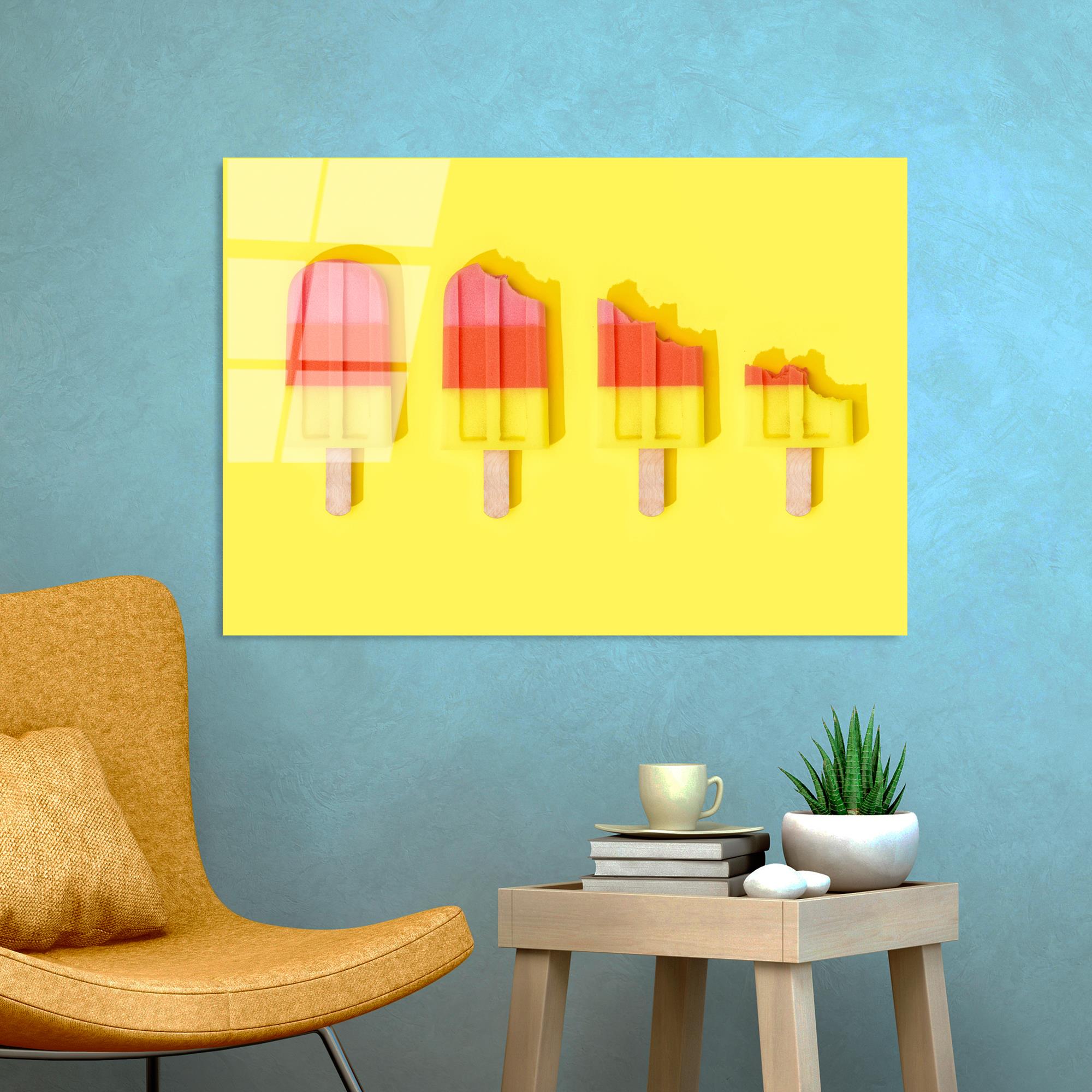 UV-752 Baskılı Cam Dikdörtgen Duvar Tablosu | ByLamp