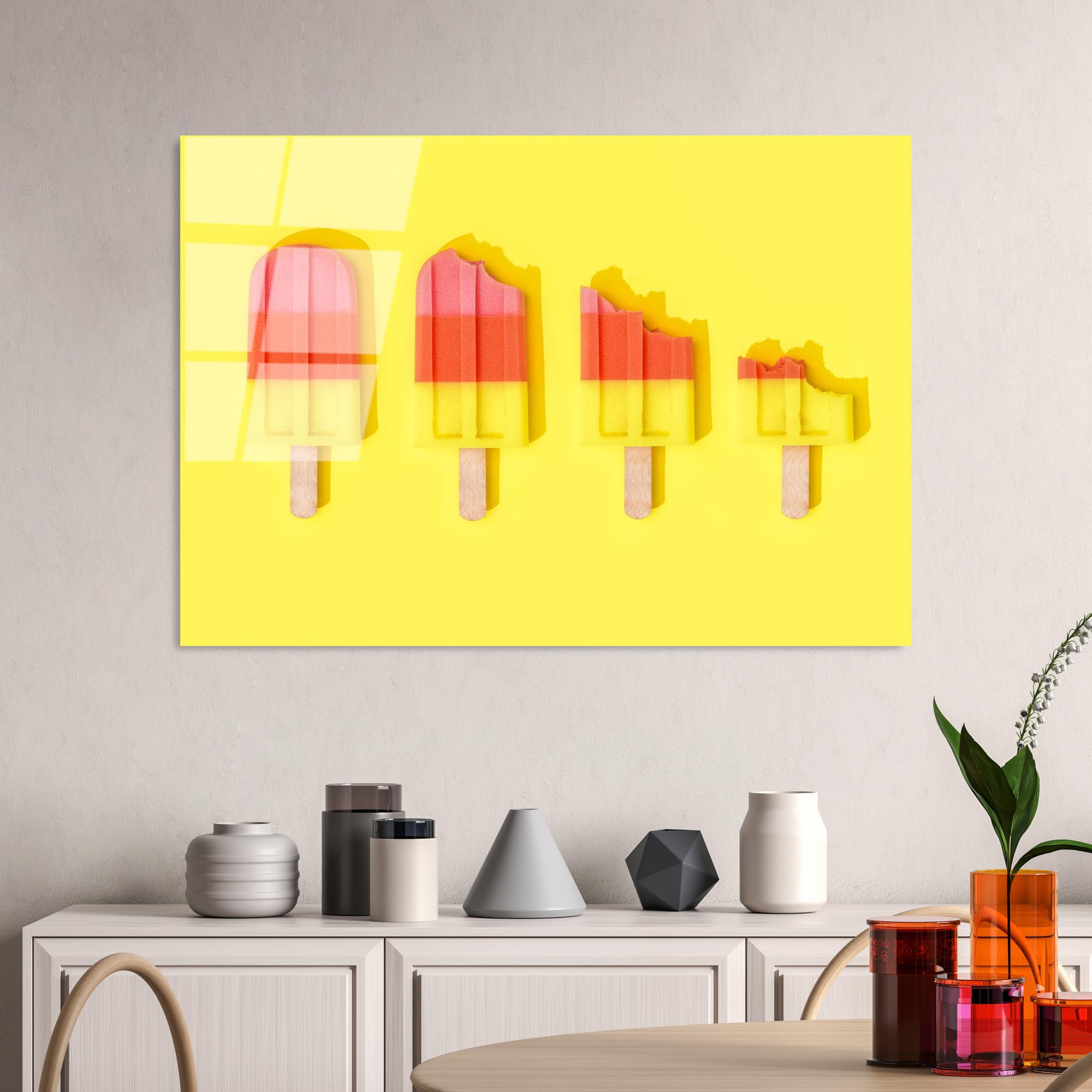 UV-752 Baskılı Cam Dikdörtgen Duvar Tablosu | ByLamp