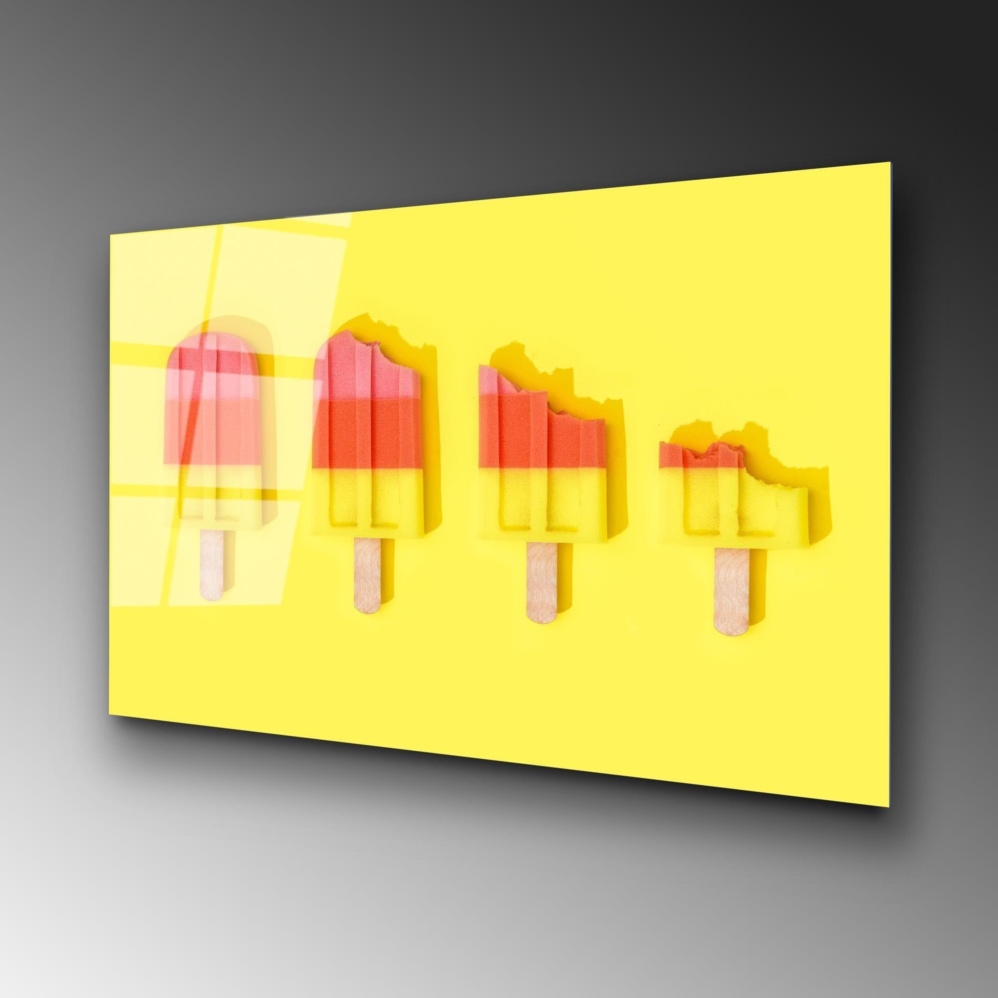 UV-752 Baskılı Cam Dikdörtgen Duvar Tablosu | ByLamp