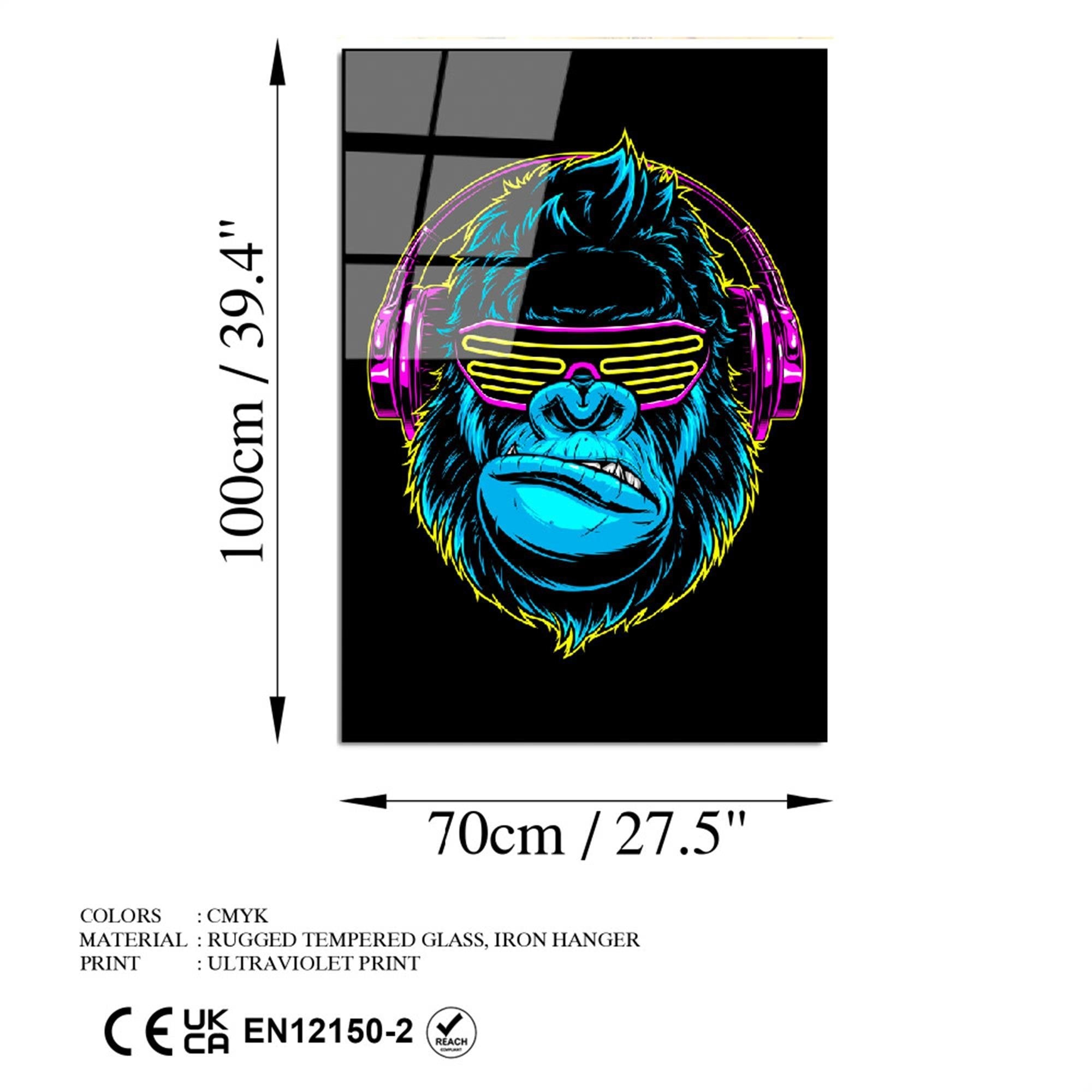 UV-754 Baskılı Cam Dikdörtgen Duvar Tablosu | ByLamp