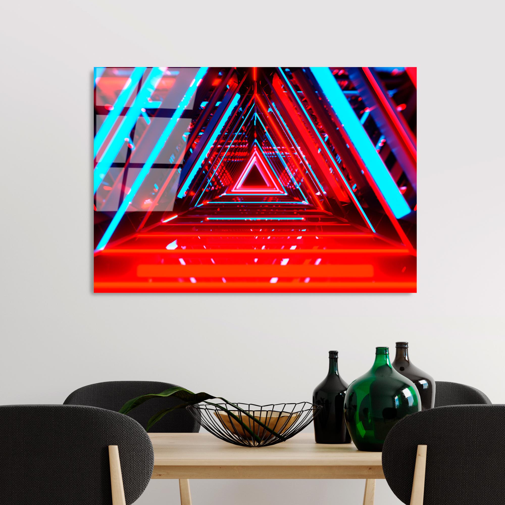 UV-755 Baskılı Cam Dikdörtgen Duvar Tablosu | ByLamp