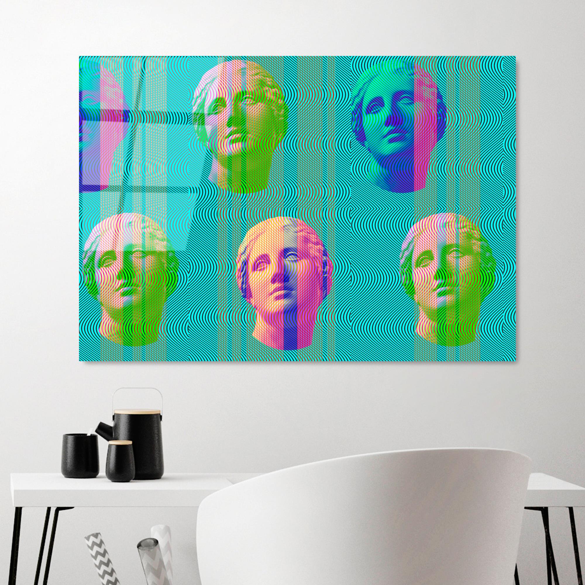 UV-756 Baskılı Cam Dikdörtgen Duvar Tablosu | ByLamp