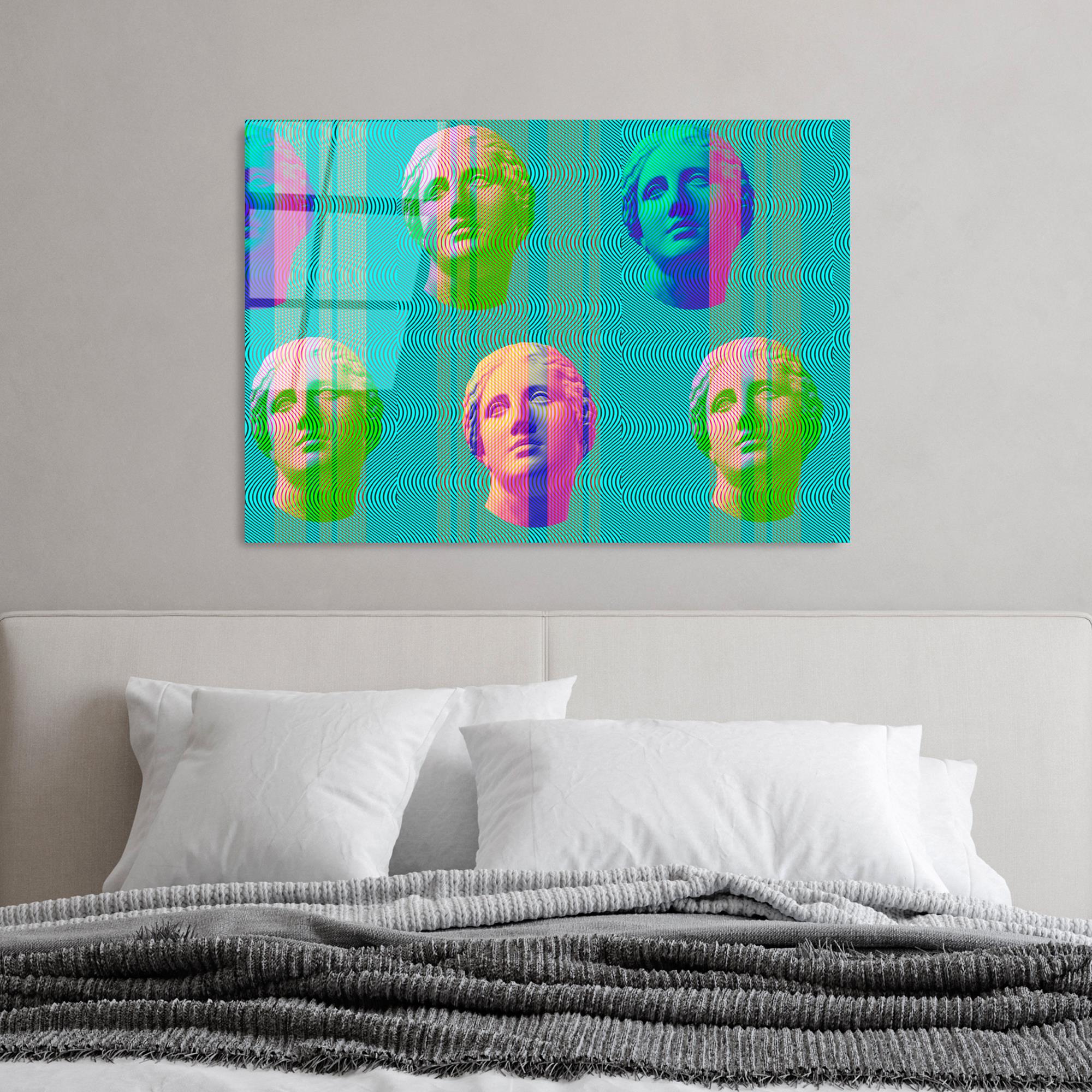 UV-756 Baskılı Cam Dikdörtgen Duvar Tablosu | ByLamp