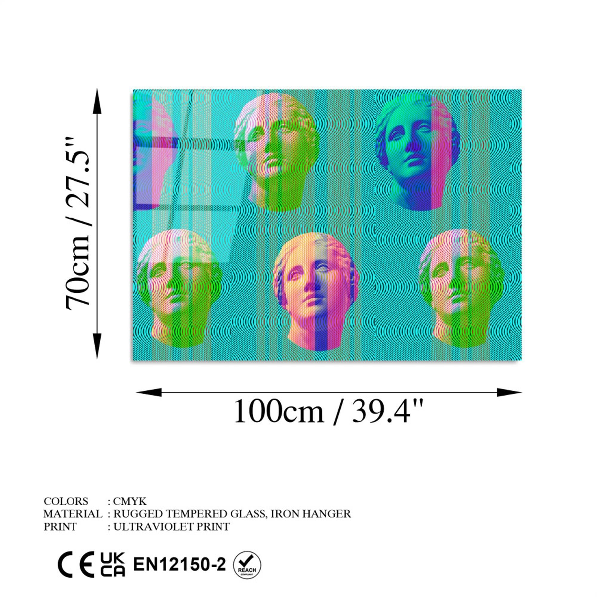 UV-756 Baskılı Cam Dikdörtgen Duvar Tablosu | ByLamp