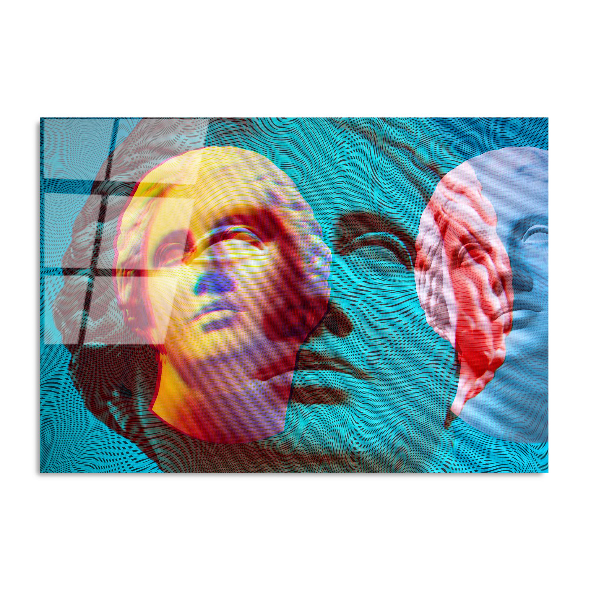 UV-757 Baskılı Cam Dikdörtgen Duvar Tablosu | ByLamp