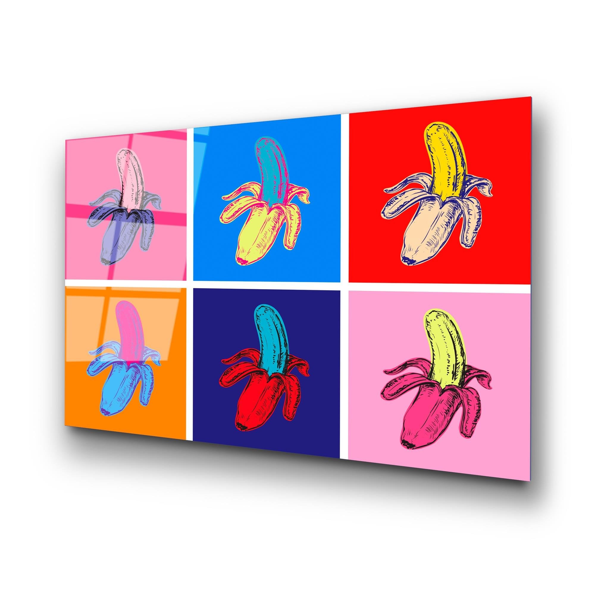 UV-758 Baskılı Cam Dikdörtgen Duvar Tablosu | ByLamp