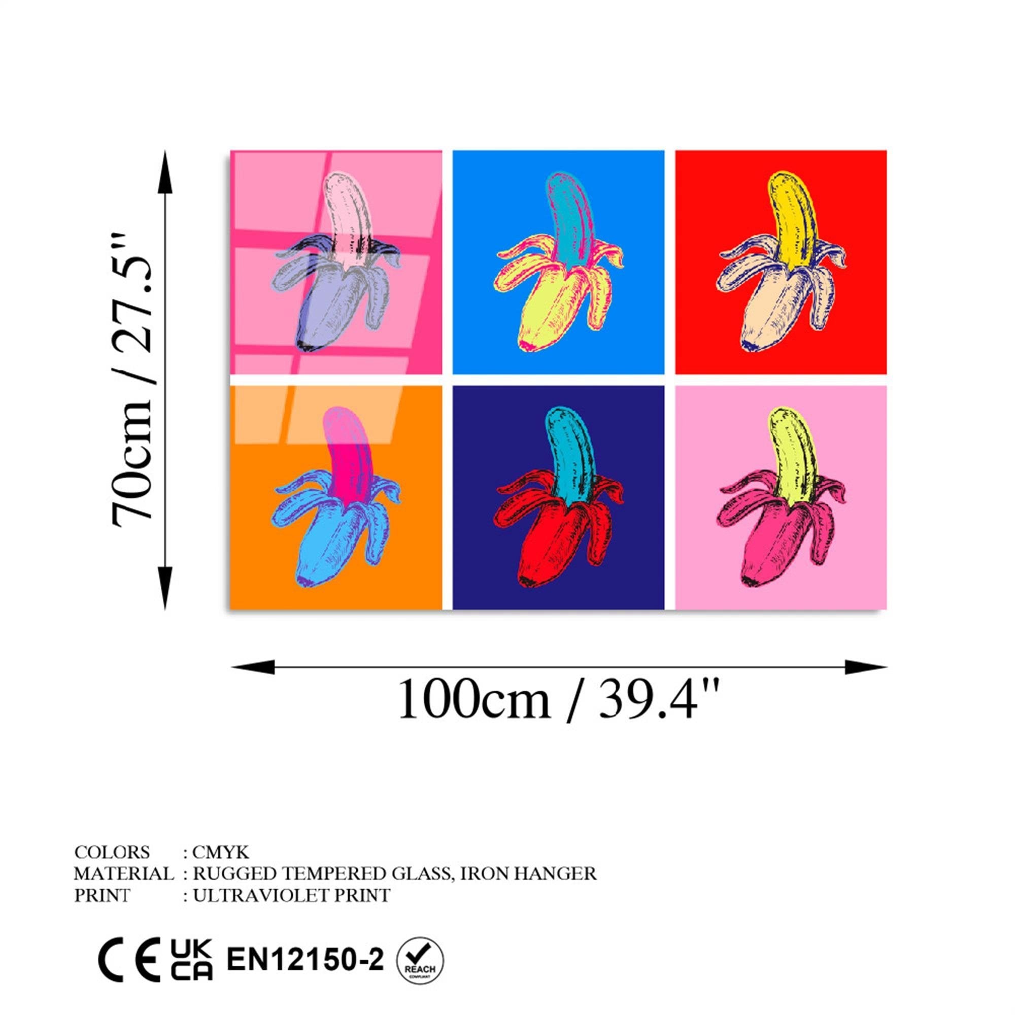 UV-758 Baskılı Cam Dikdörtgen Duvar Tablosu | ByLamp
