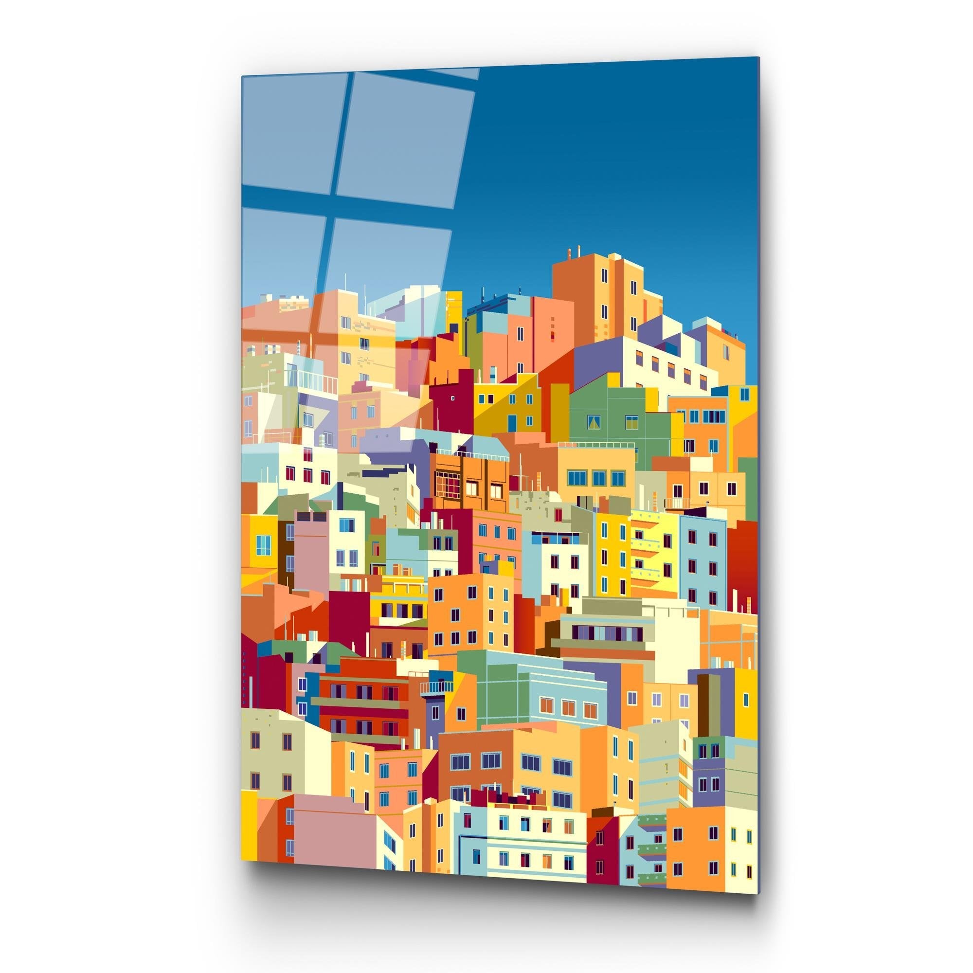 UV-759 Baskılı Cam Dikdörtgen Duvar Tablosu | ByLamp