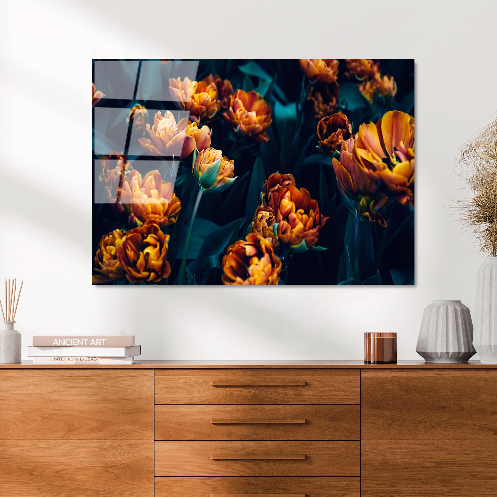 UV-760 Baskılı Cam Dikdörtgen Duvar Tablosu | ByLamp