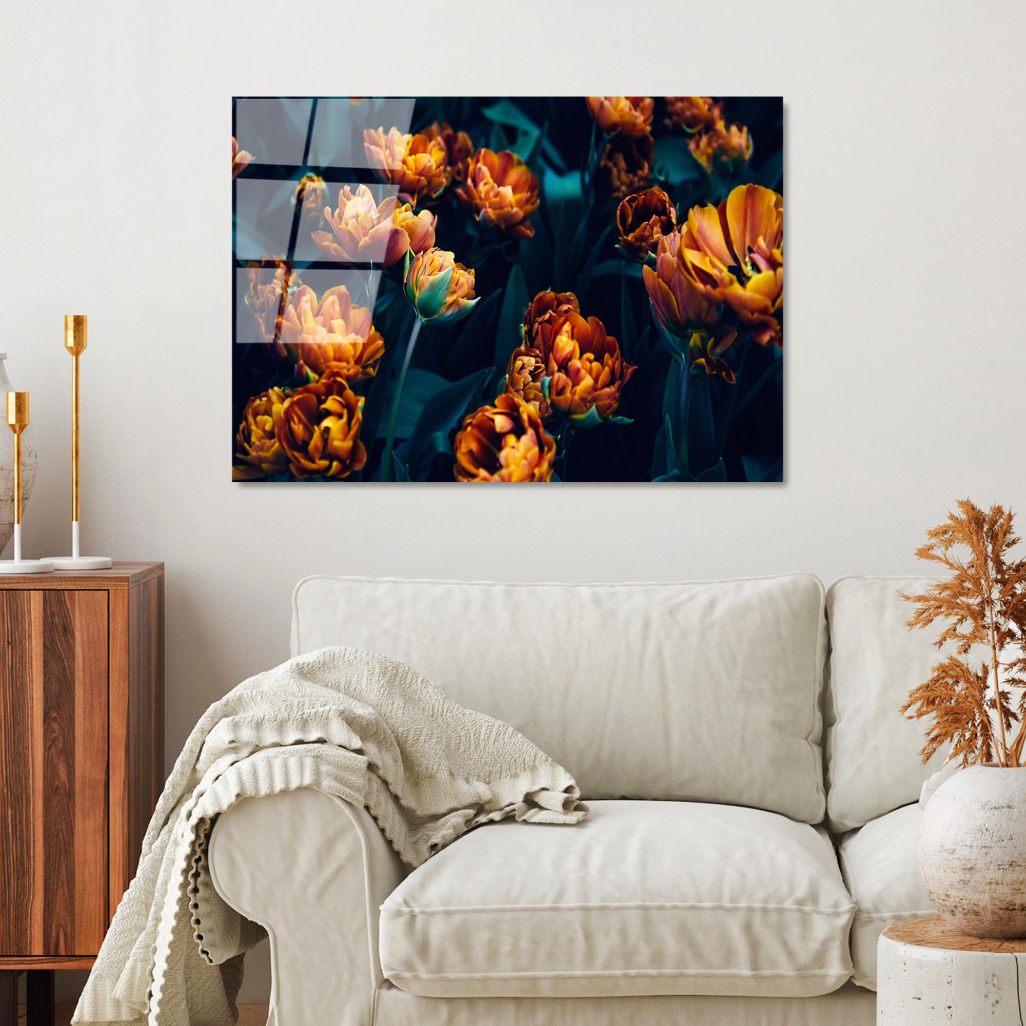 UV-760 Baskılı Cam Dikdörtgen Duvar Tablosu | ByLamp