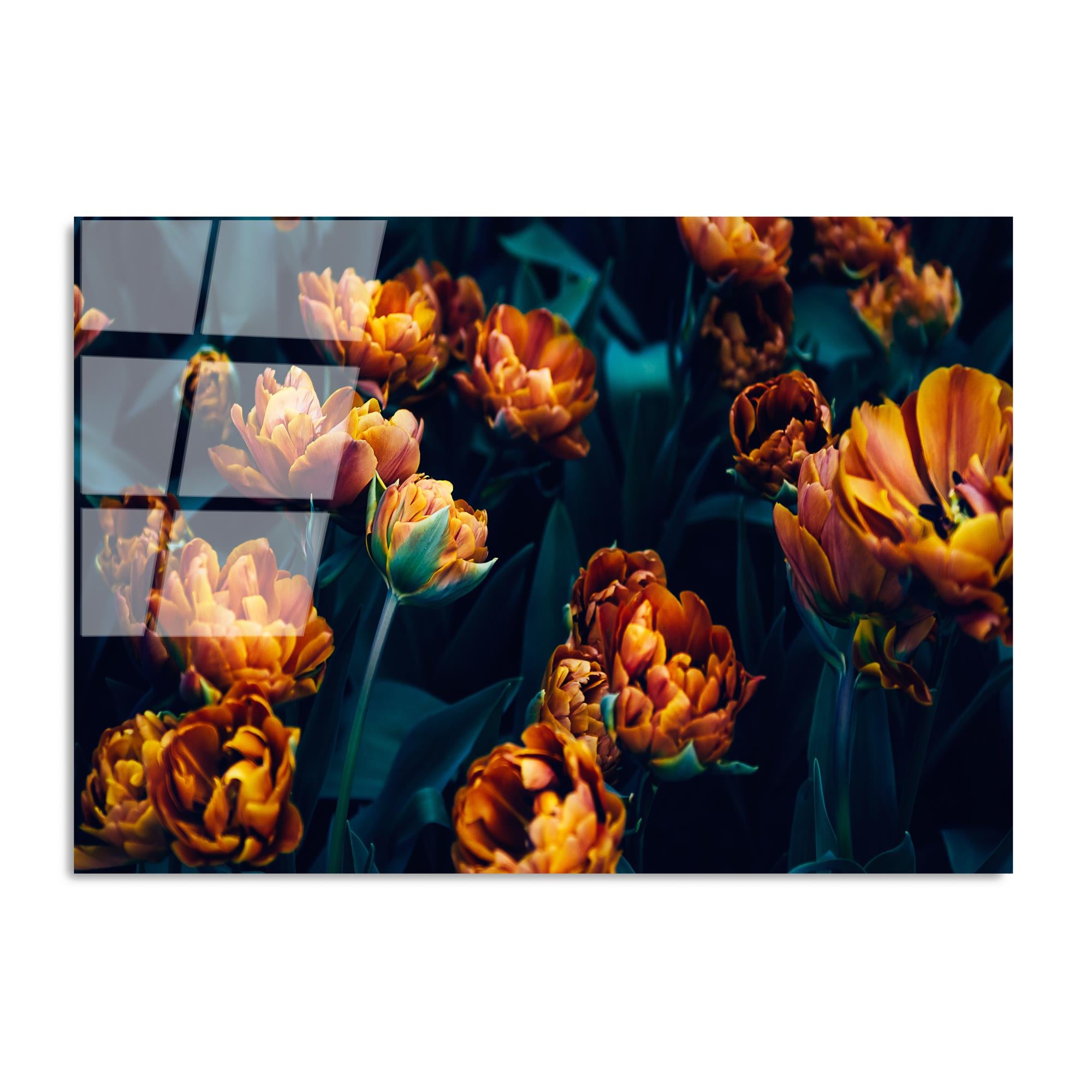 UV-760 Baskılı Cam Dikdörtgen Duvar Tablosu | ByLamp