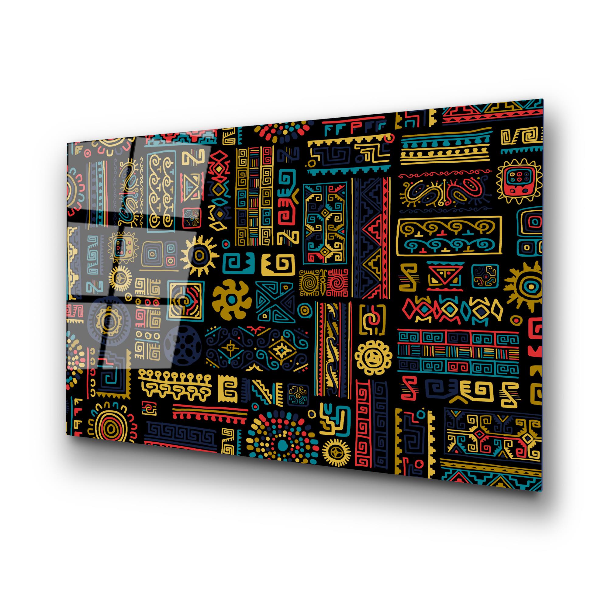 UV-761 Baskılı Cam Dikdörtgen Duvar Tablosu | ByLamp