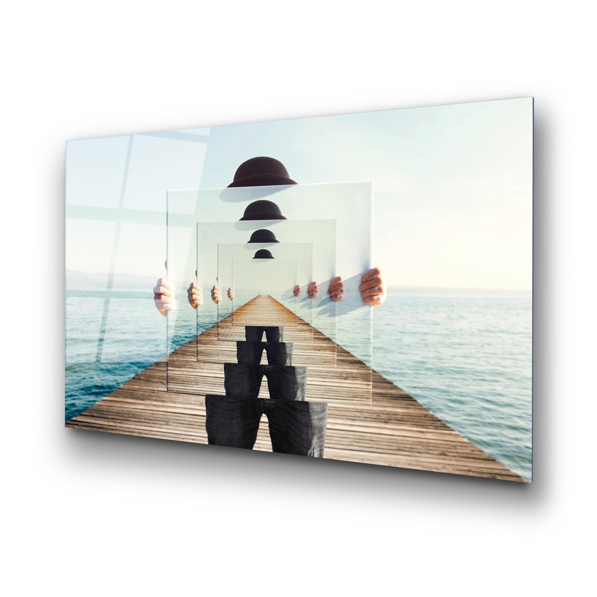 UV-762 Baskılı Cam Dikdörtgen Duvar Tablosu | ByLamp