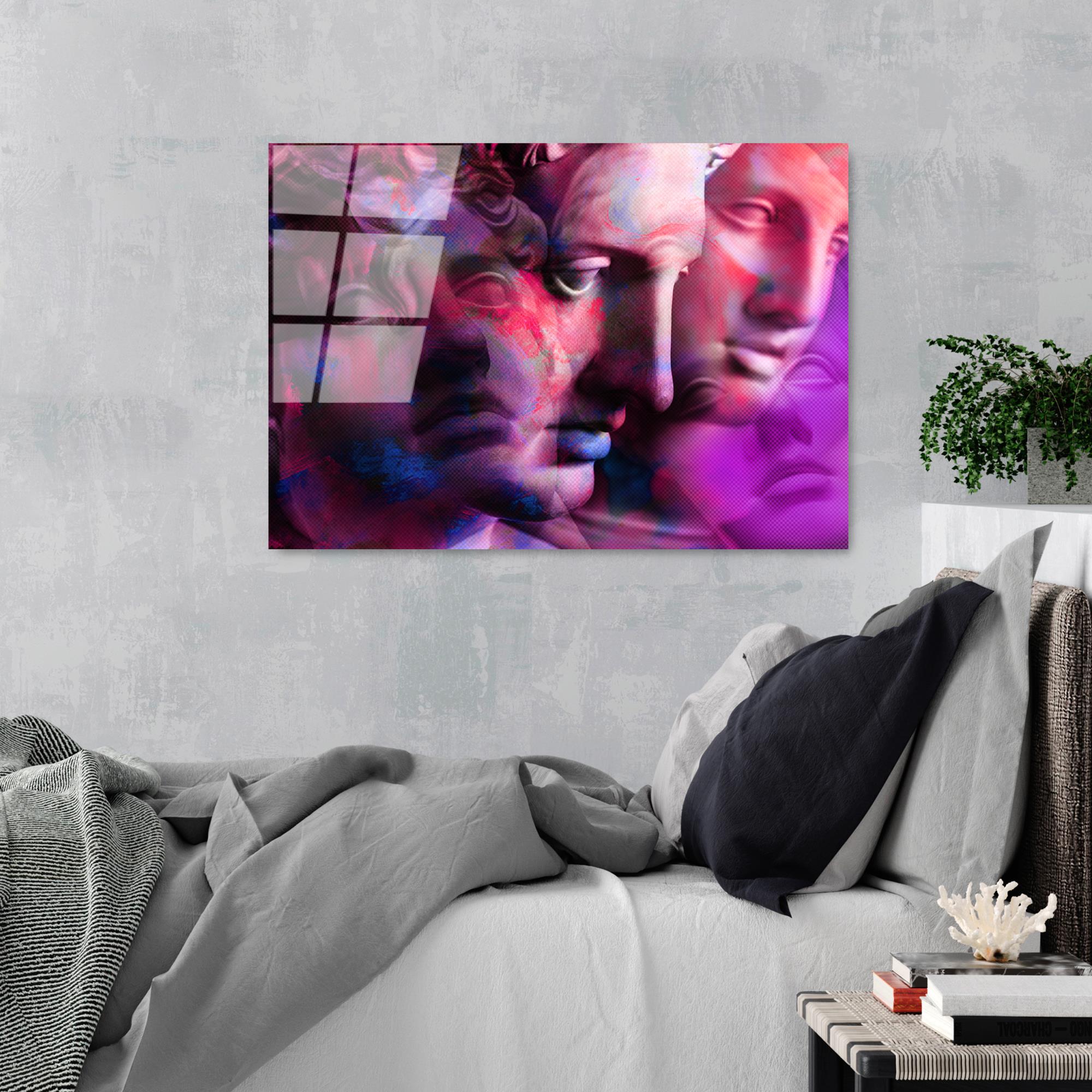 UV-763 Baskılı Cam Dikdörtgen Duvar Tablosu | ByLamp