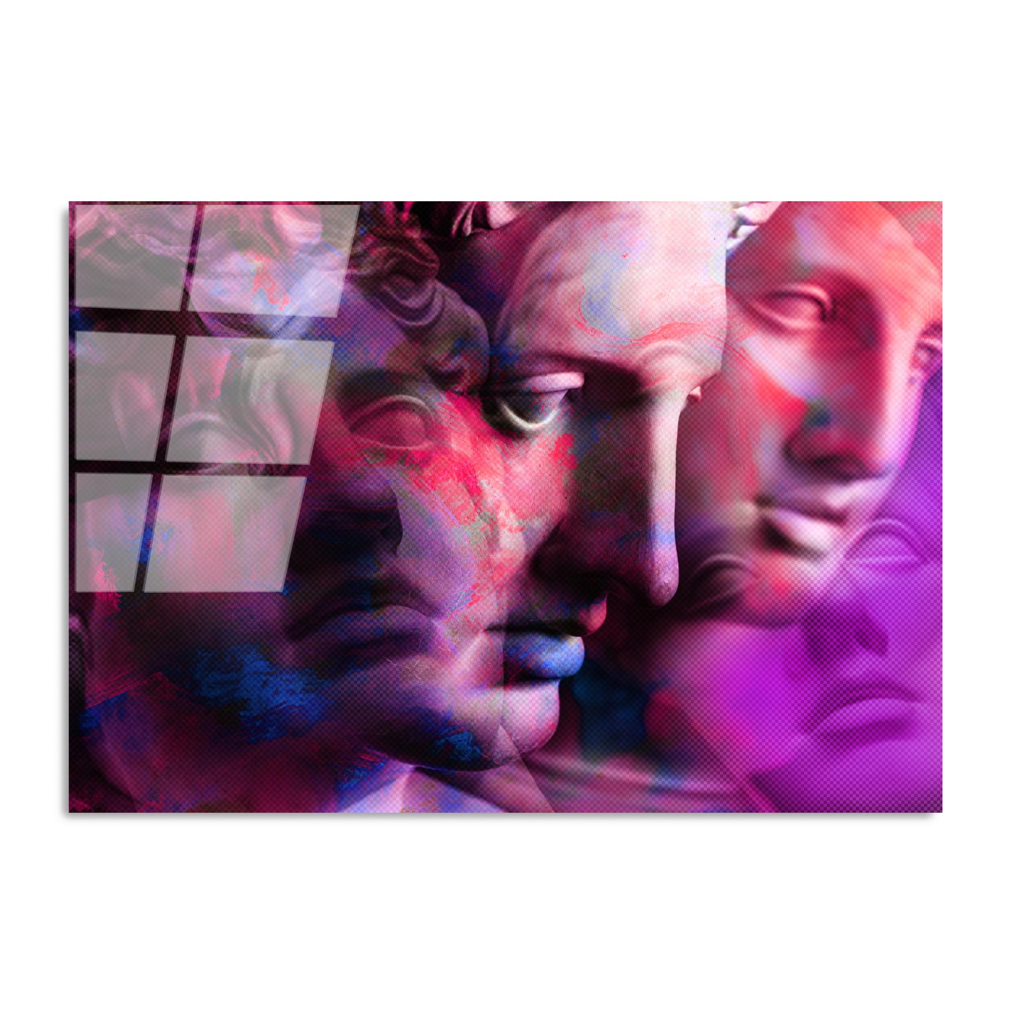 UV-763 Baskılı Cam Dikdörtgen Duvar Tablosu | ByLamp