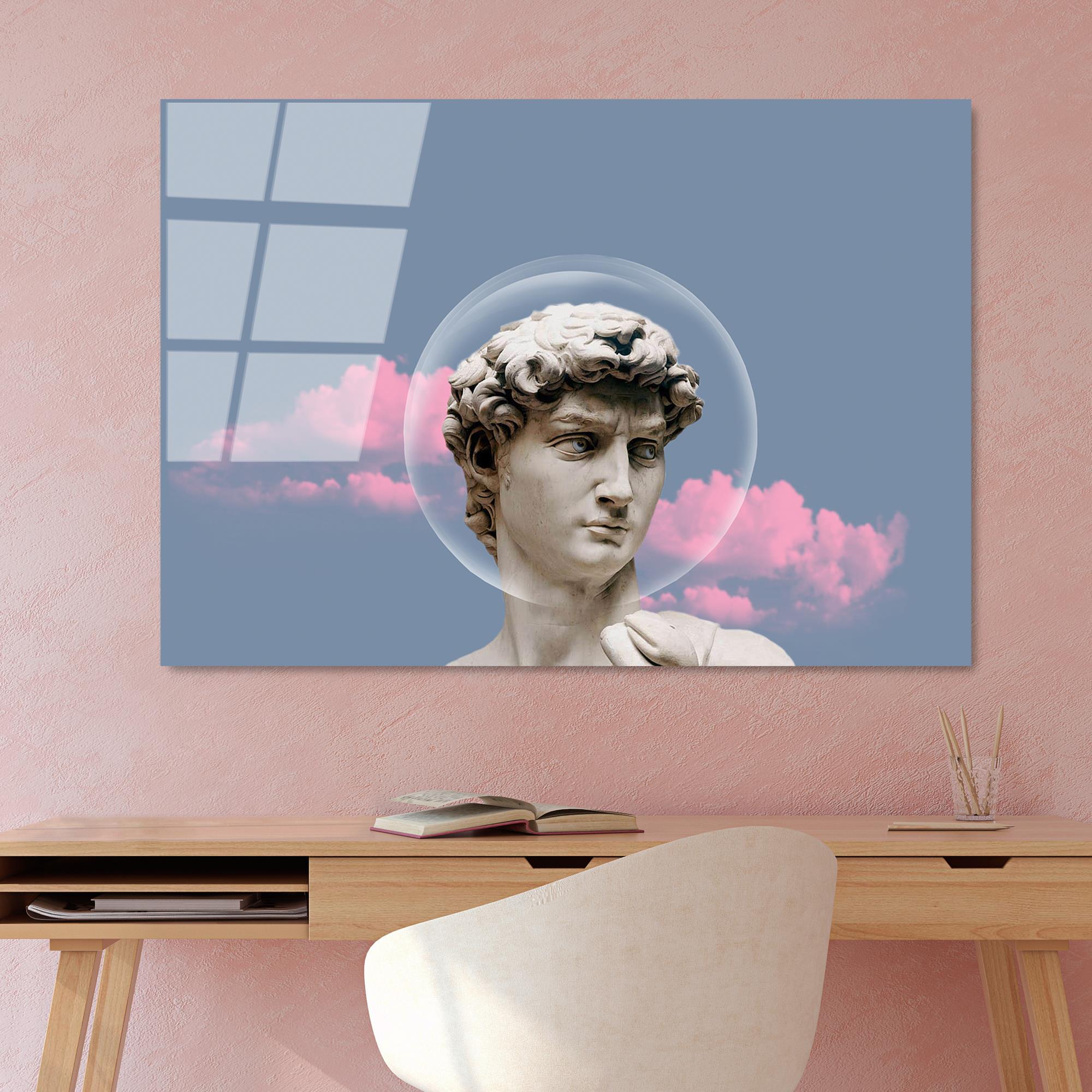 UV-764 Baskılı Cam Dikdörtgen Duvar Tablosu | ByLamp