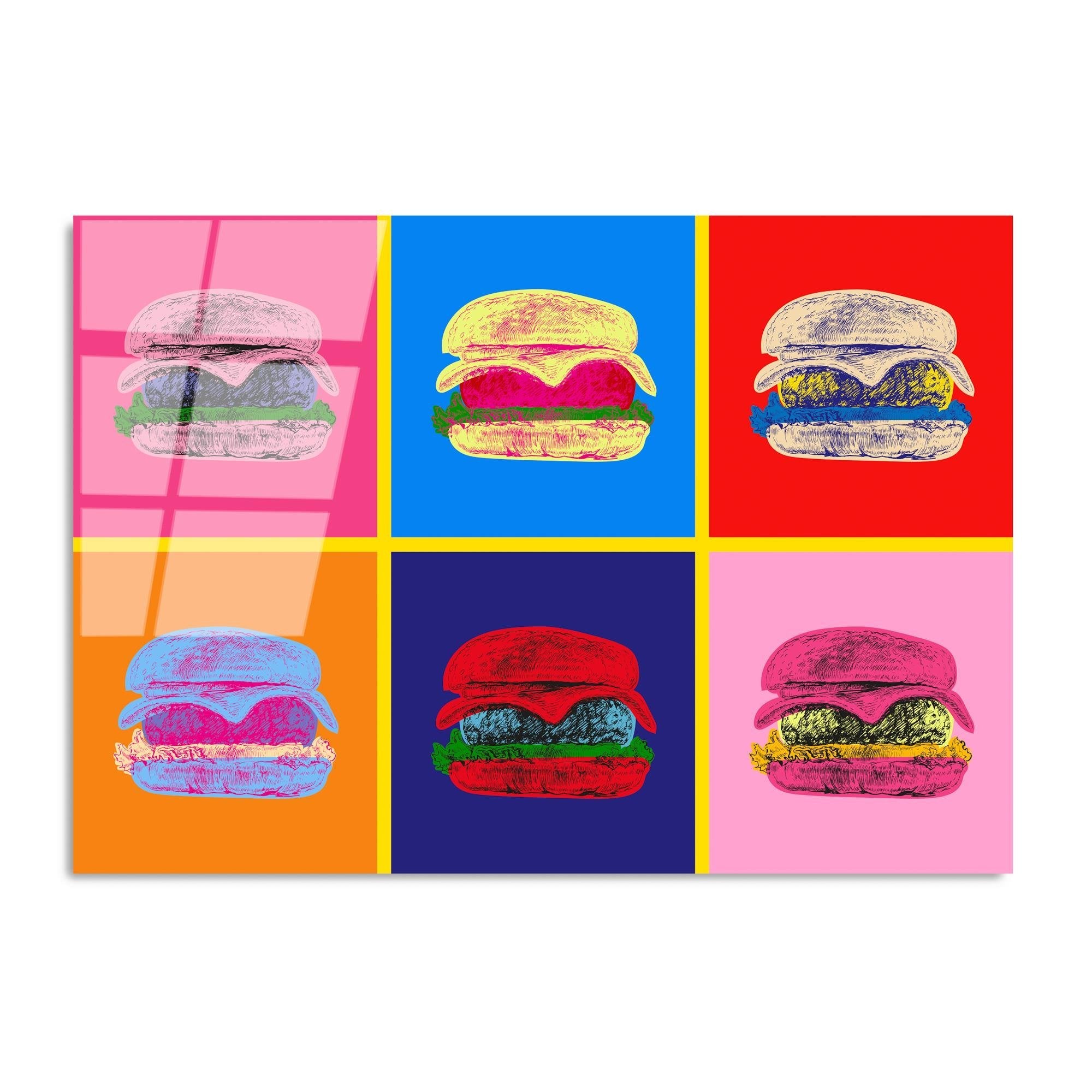 UV-765 Baskılı Cam Dikdörtgen Duvar Tablosu | ByLamp